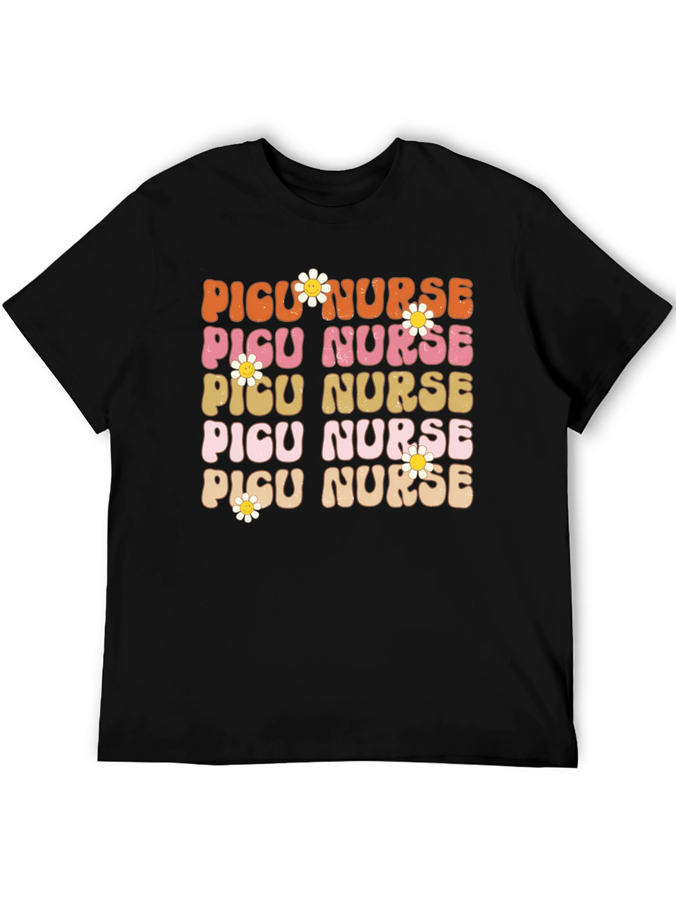 Retro PICU Nurse T-Shirt