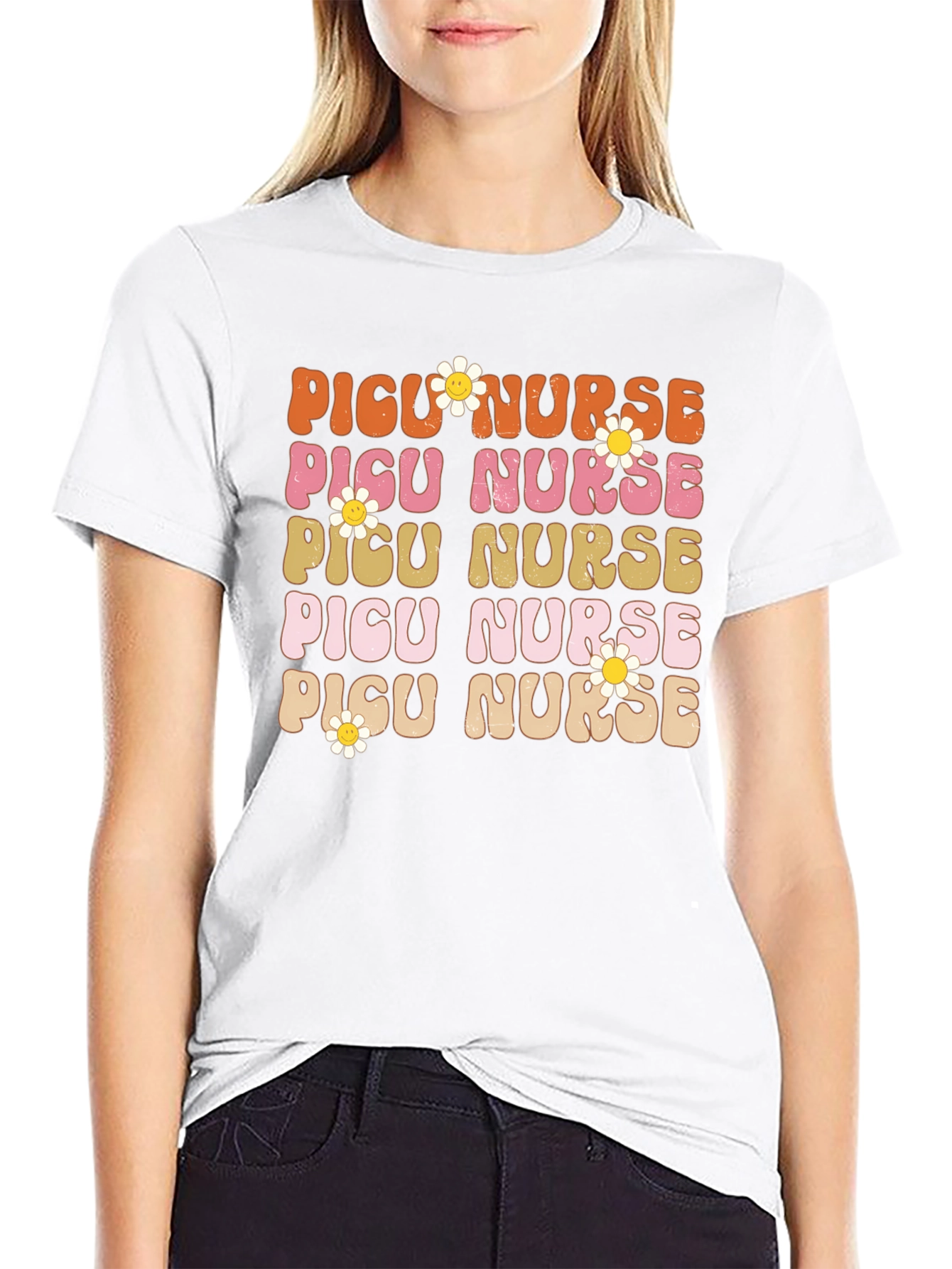 Retro PICU Nurse T-Shirt