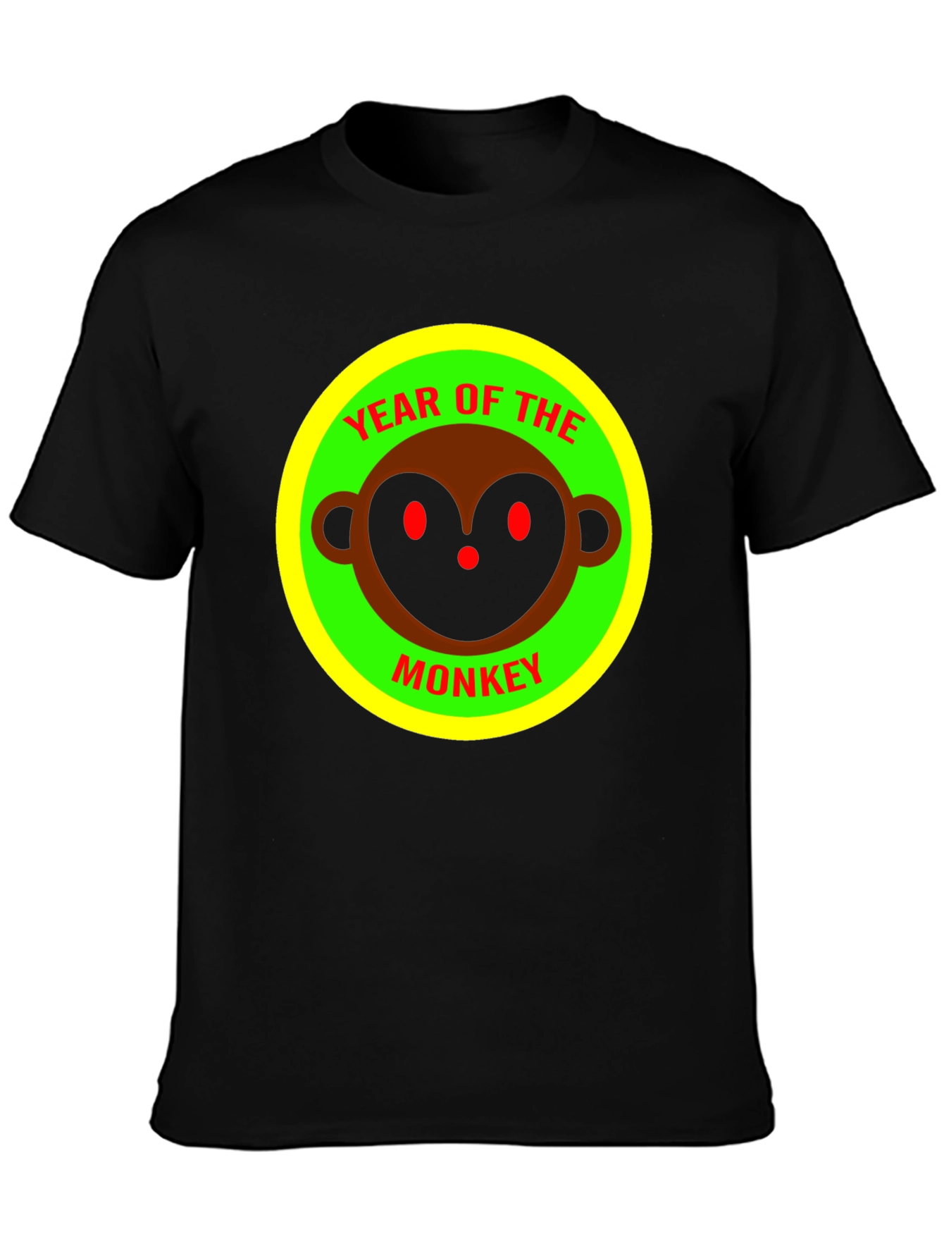 Year of the Monkey Graphic Tee - Black