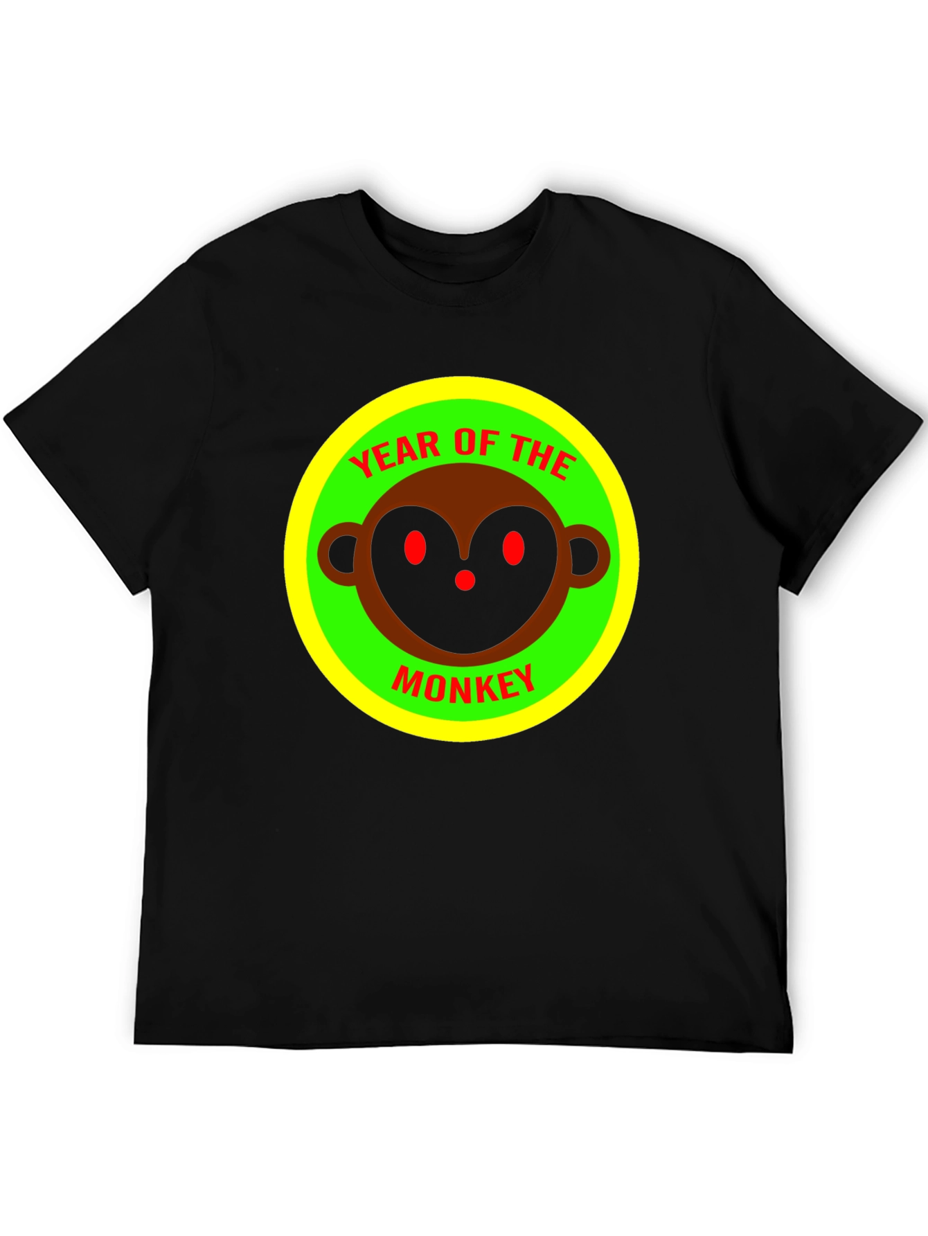 Year of the Monkey Graphic Tee - Black