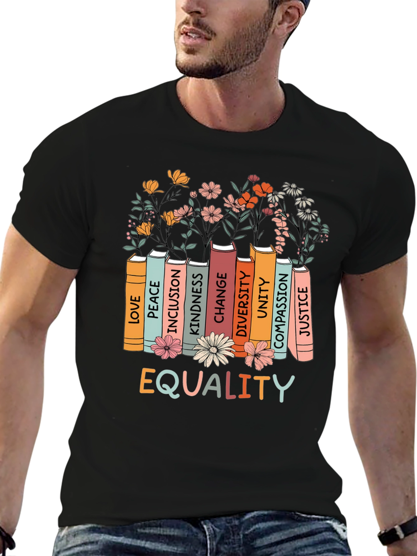 Equality Book Stack T-Shirt