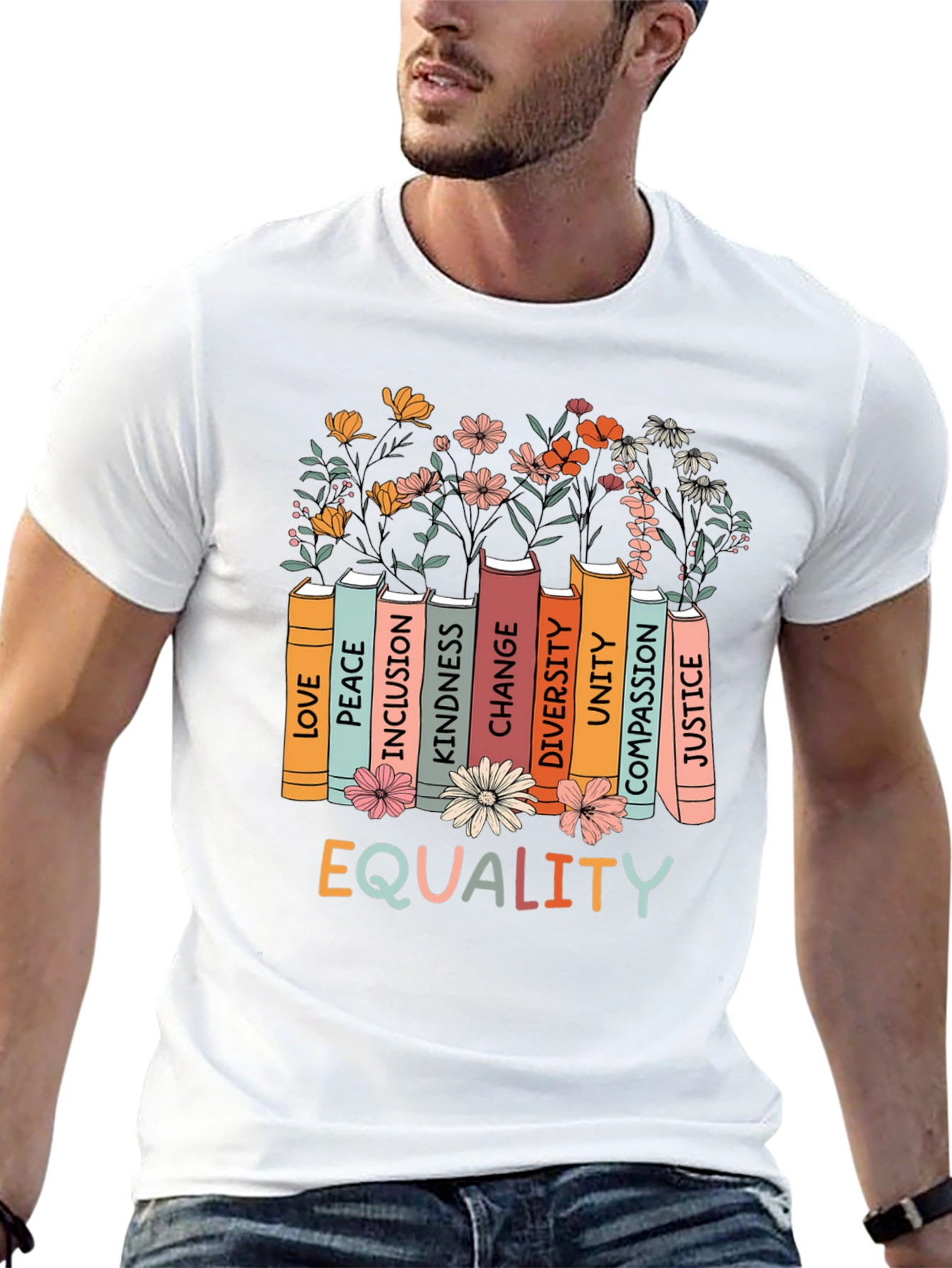 Equality Book Stack T-Shirt