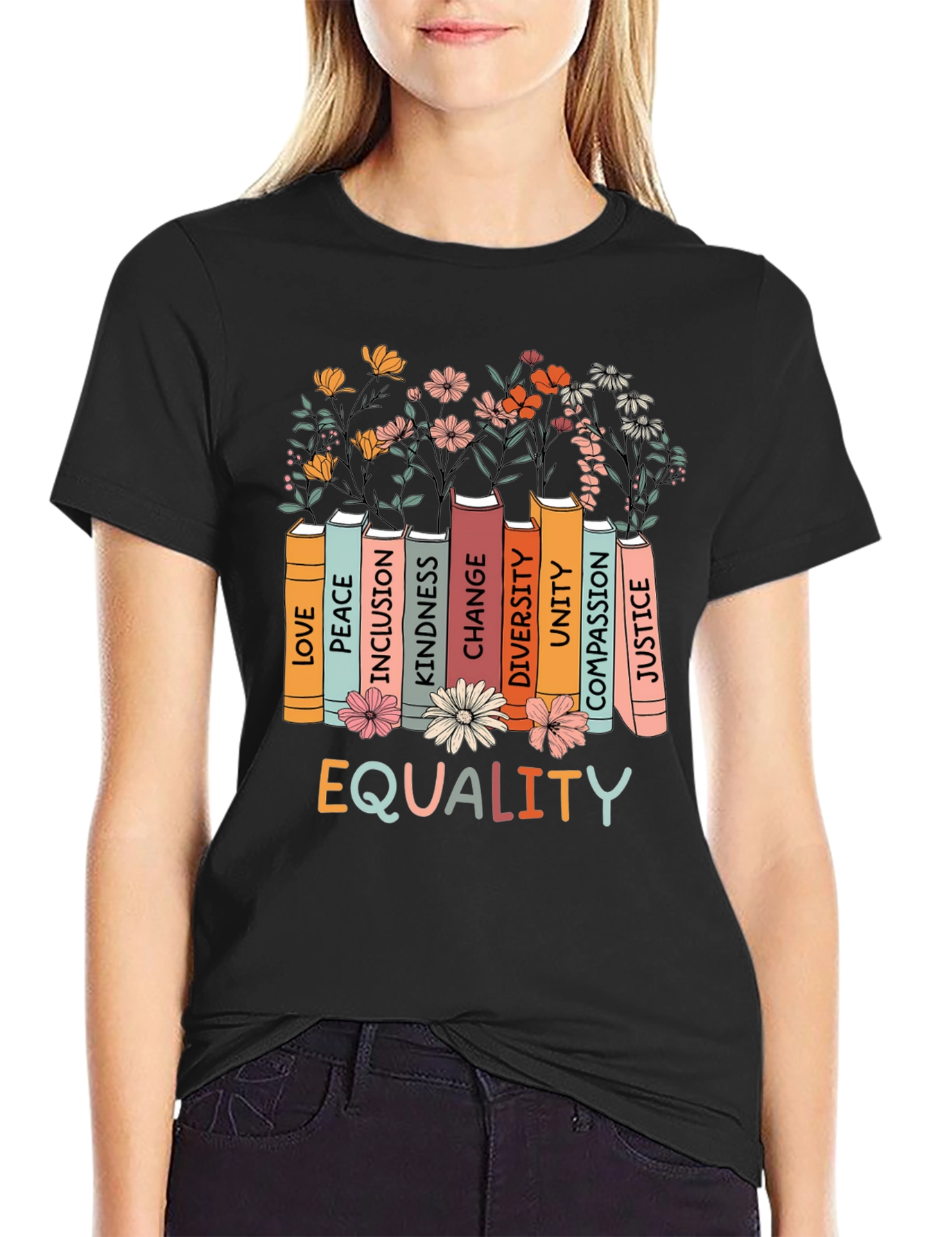 Equality Book Stack T-Shirt