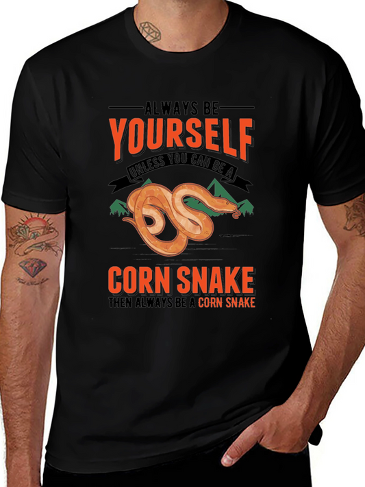 Corn Snake Graphic Tee: Always Be Yourself T-Shirt