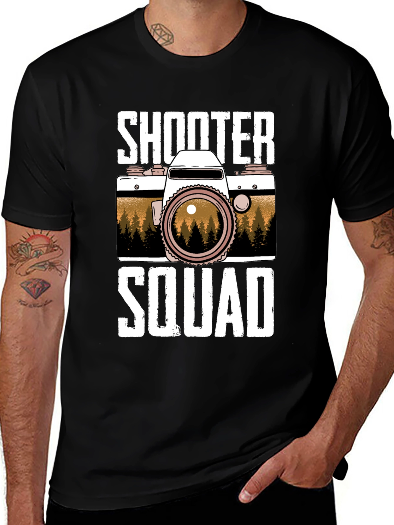 Shooter Squad Camera T-Shirt