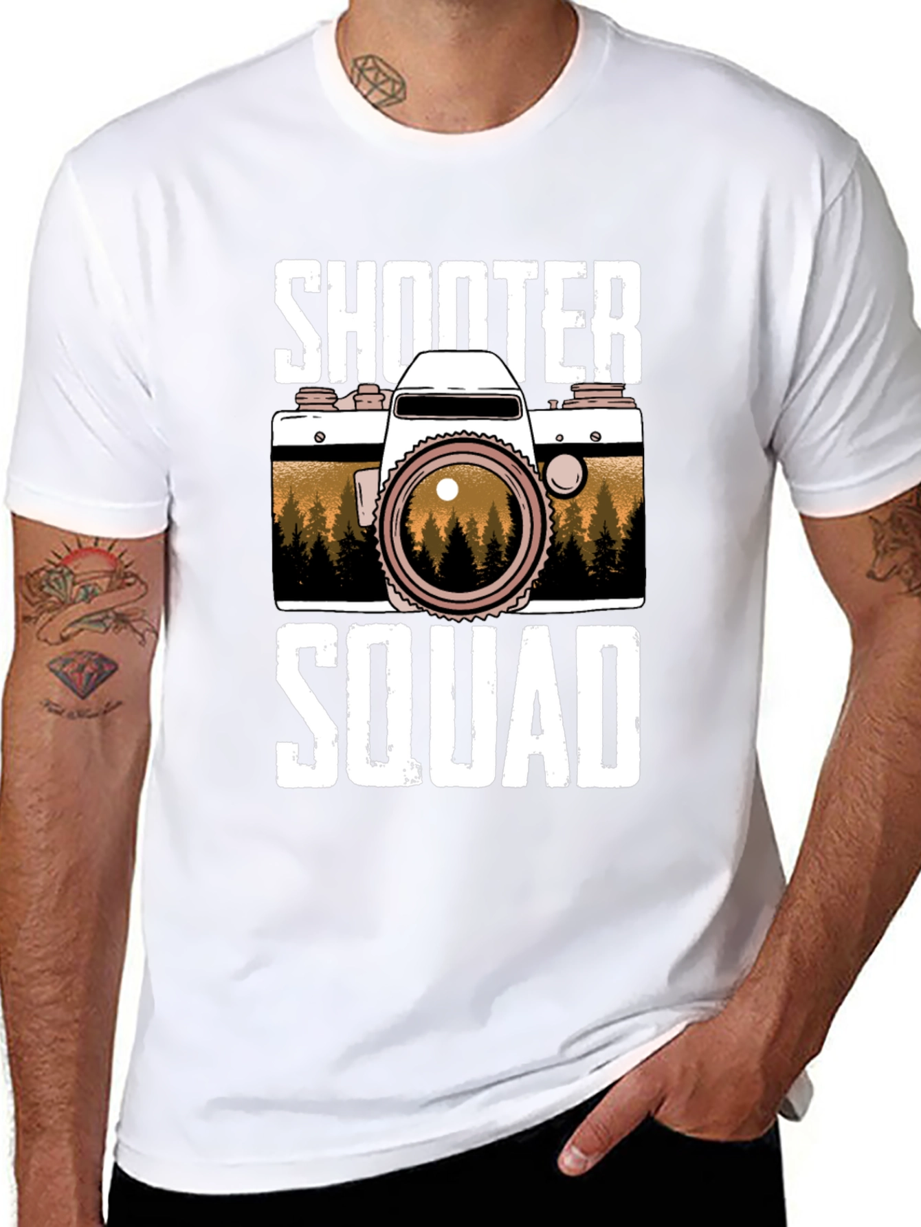 Shooter Squad Camera T-Shirt
