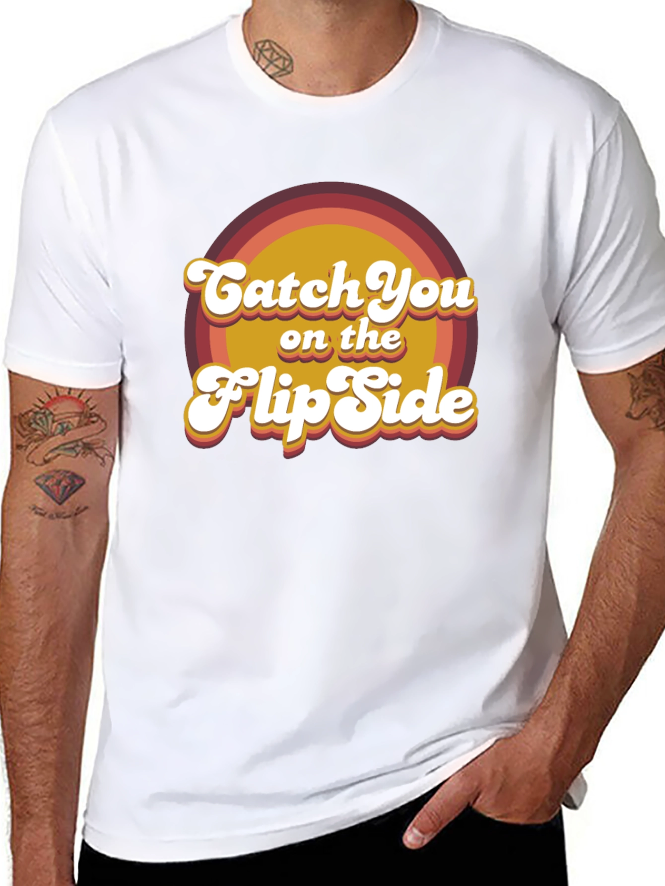Catch You on the Flip Side Retro T-Shirt