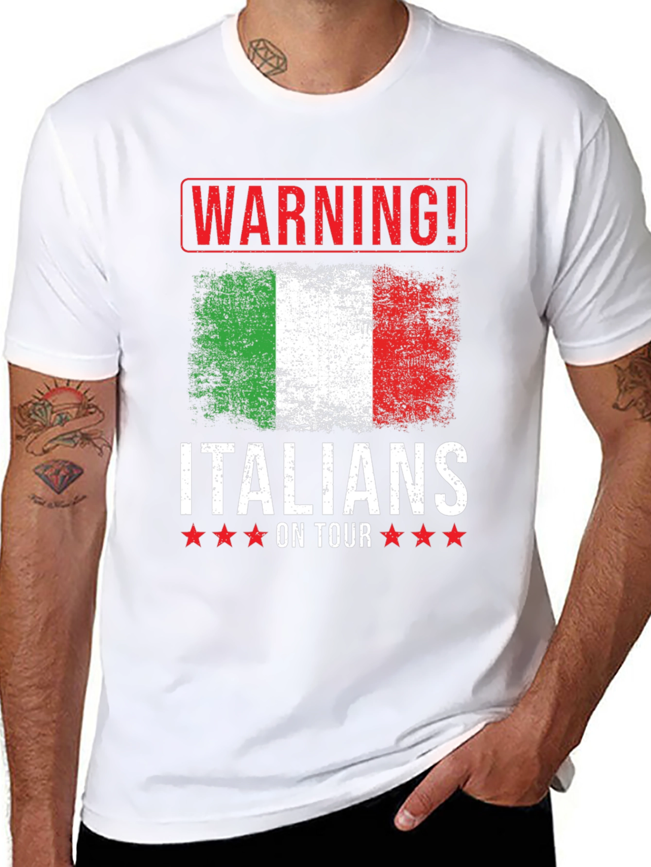 Warning! Italians on Tour T-Shirt