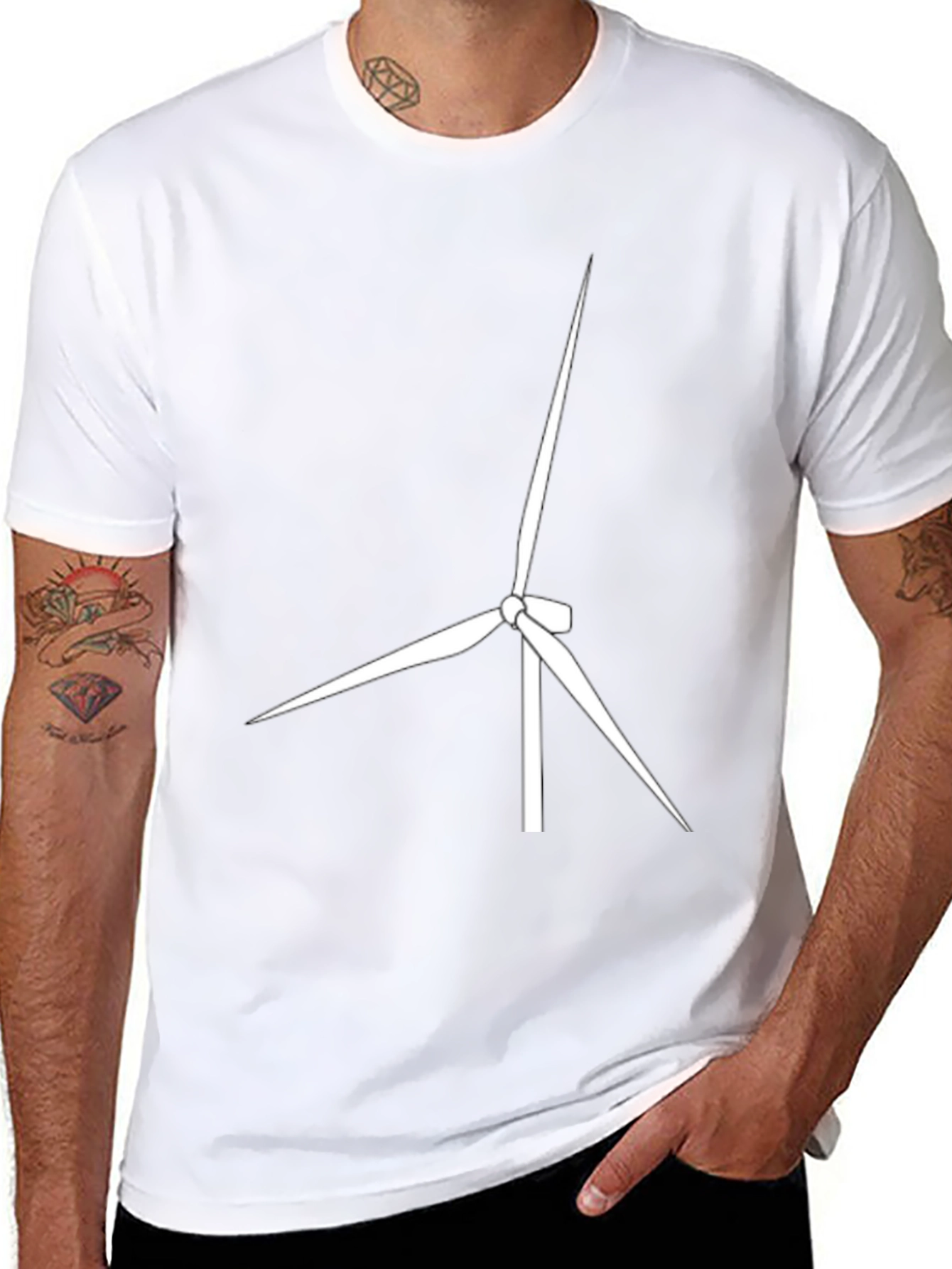 Wind Turbine Graphic Tee
