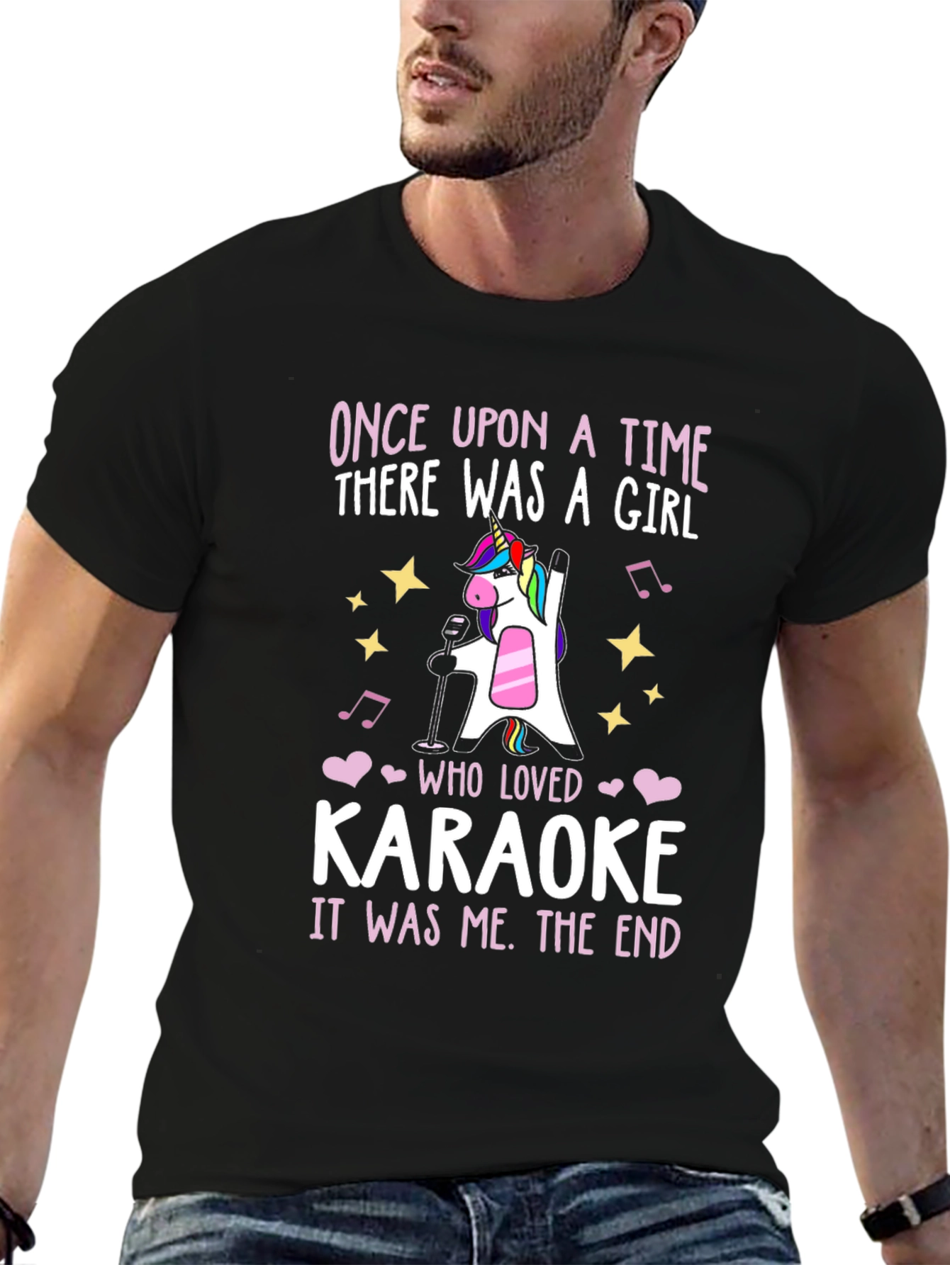 Unicorn Karaoke Girls T-Shirt