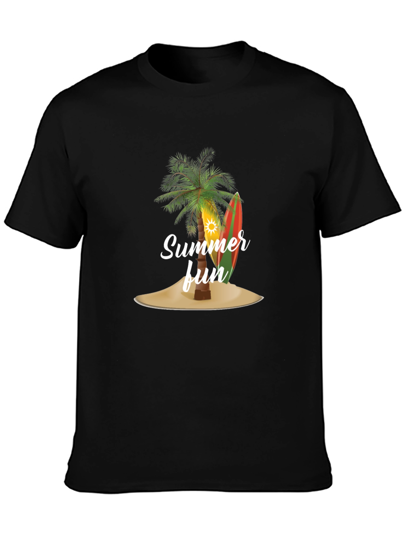 Summer Fun Palm Tree Graphic Tee