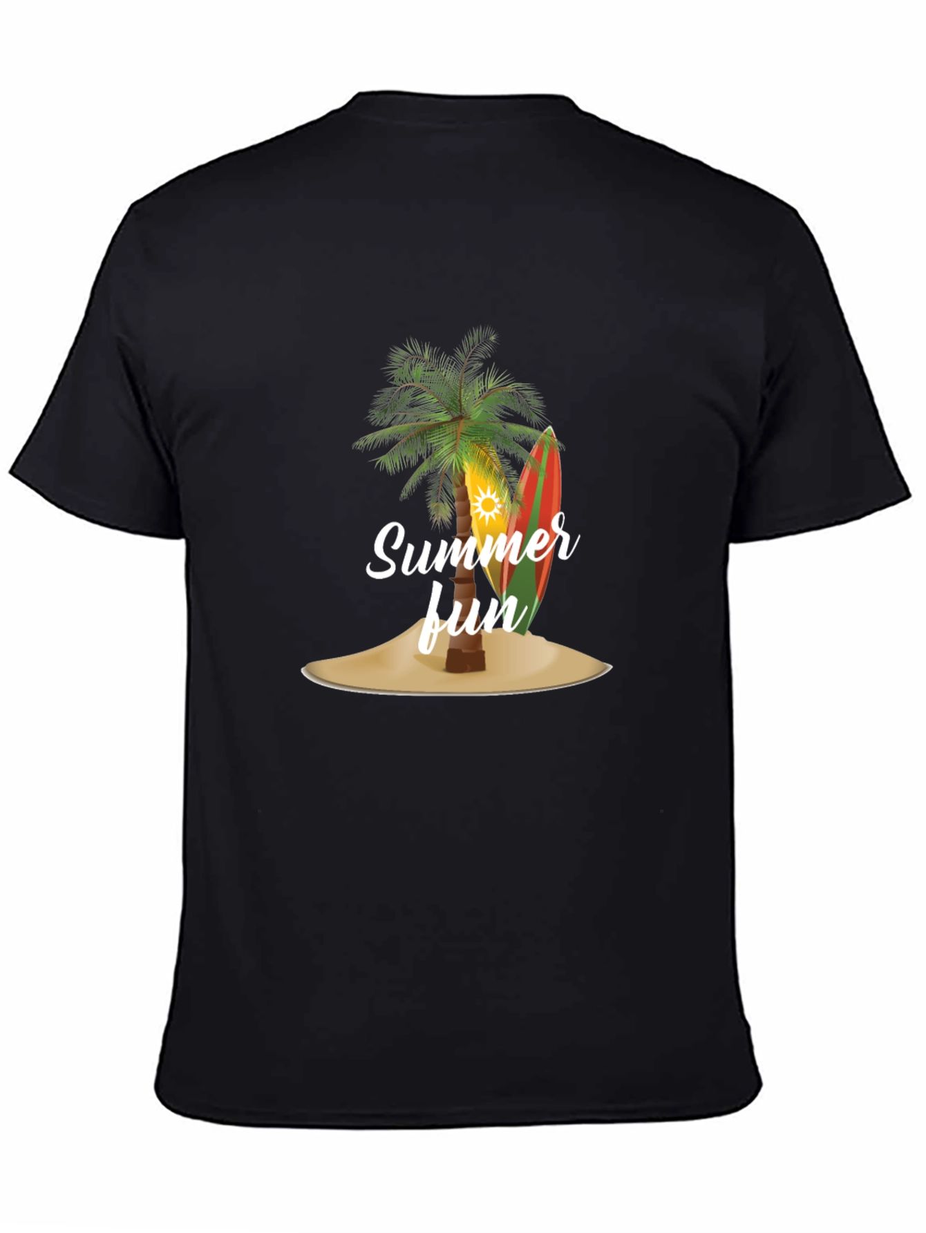 Summer Fun Palm Tree Graphic Tee