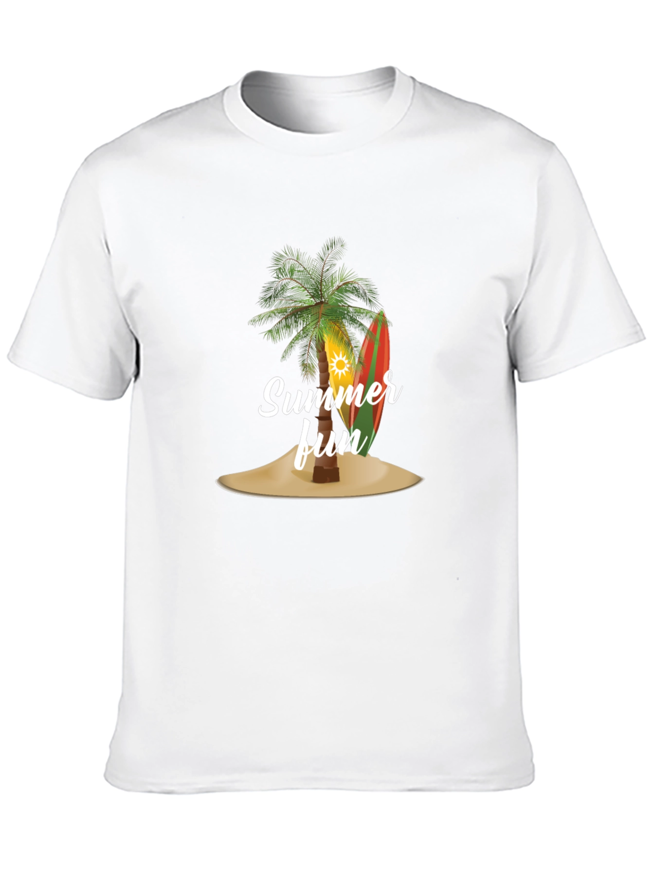 Summer Fun Palm Tree Graphic Tee