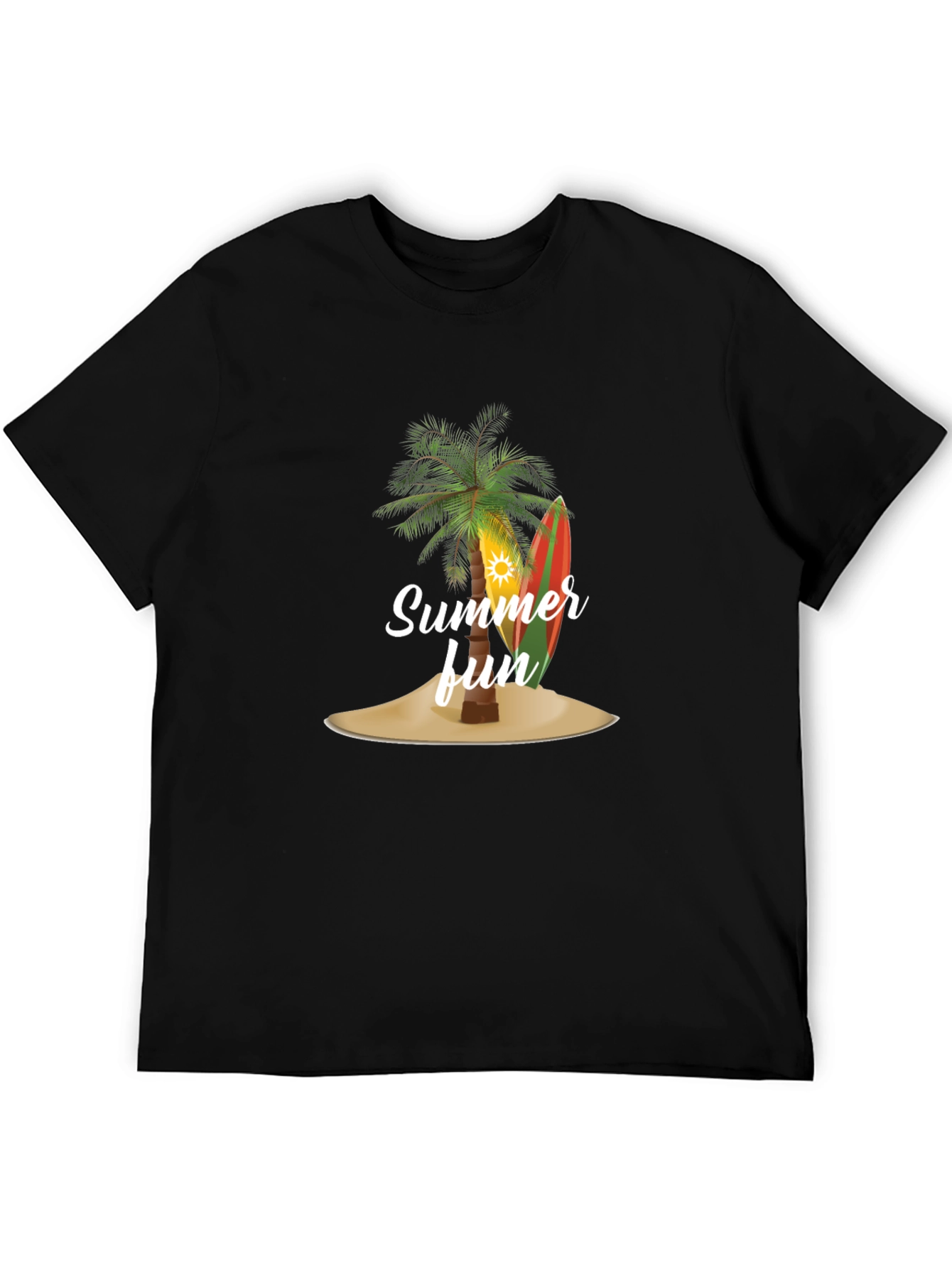 Summer Fun Palm Tree Graphic Tee