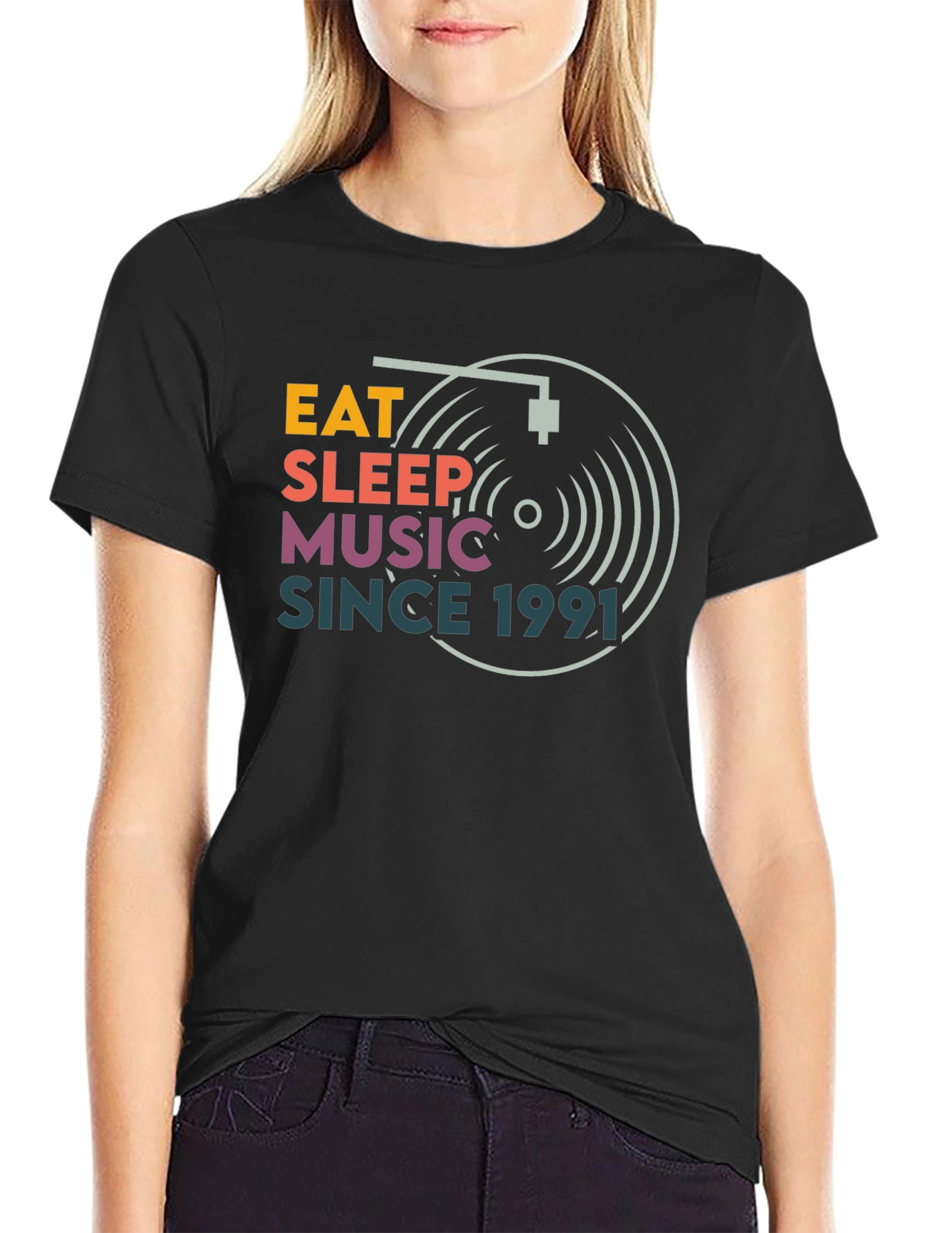 Eat Sleep Music Since 1991 Graphic Tee