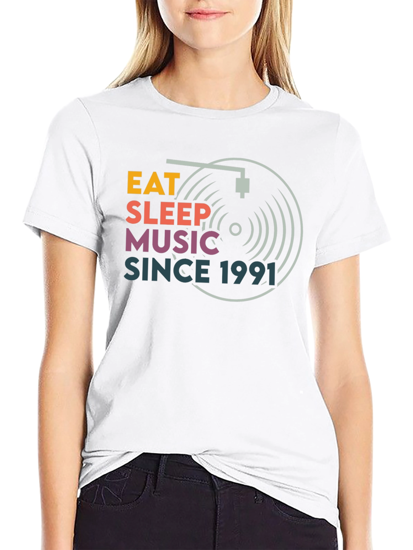 Eat Sleep Music Since 1991 Graphic Tee