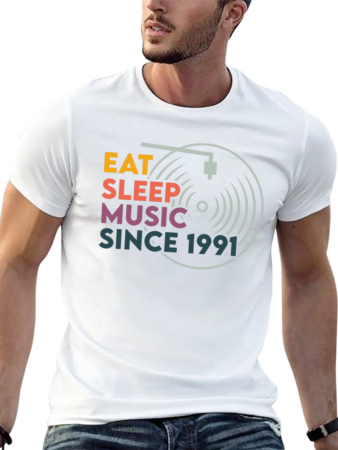 Eat Sleep Music Since 1991 Graphic Tee