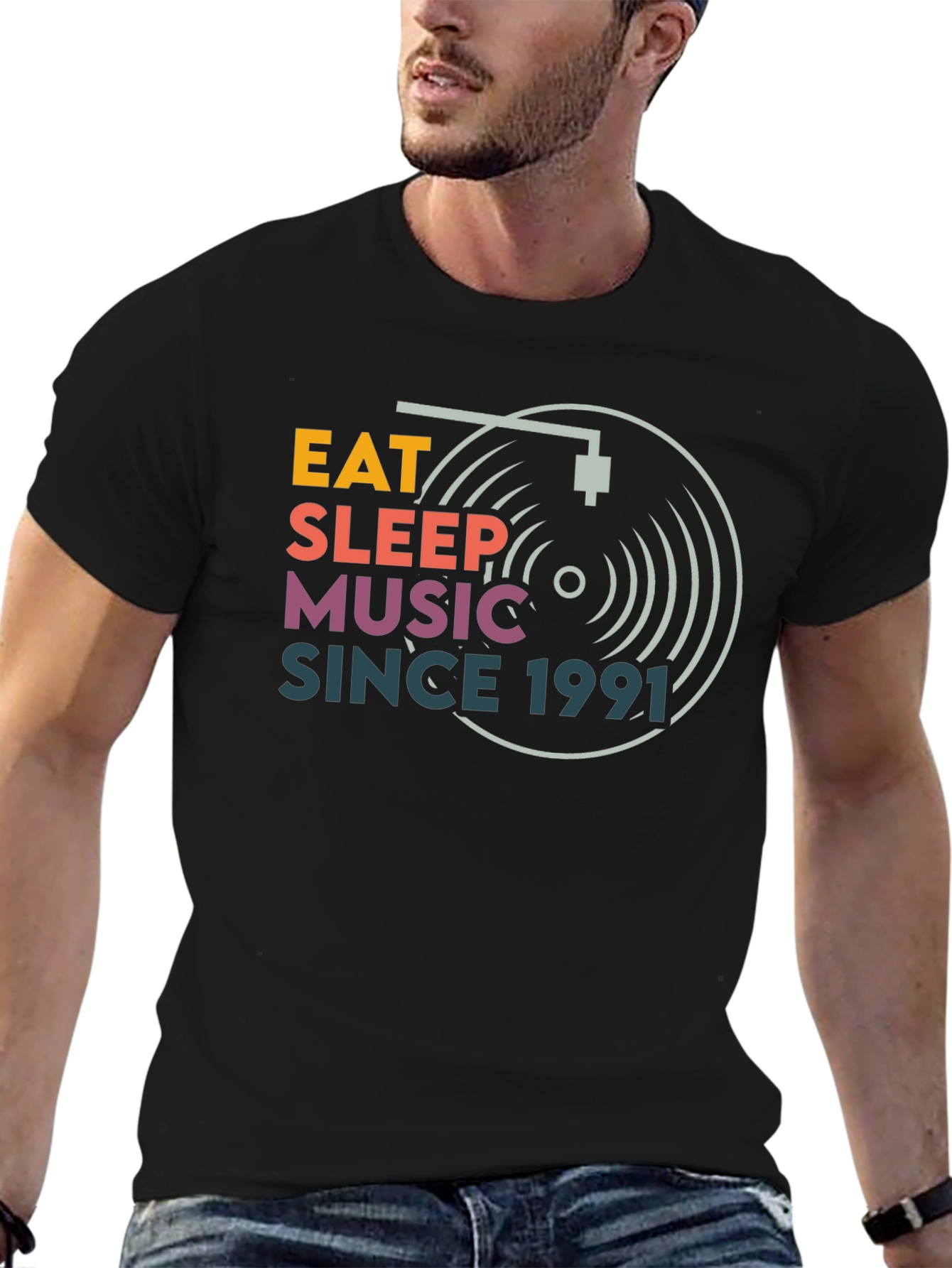 Eat Sleep Music Since 1991 Graphic Tee