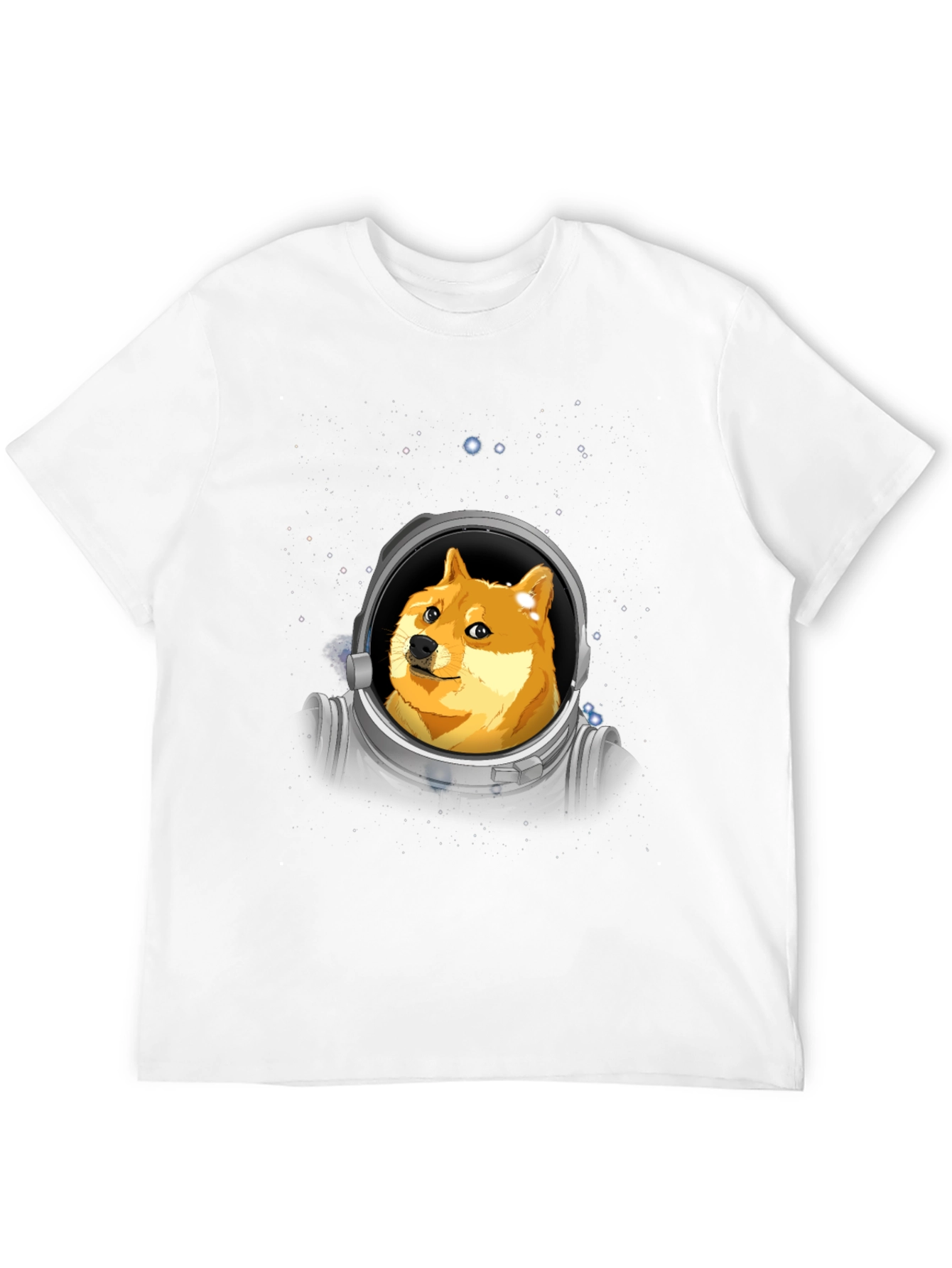 Dogecoin Astronaut Graphic T-Shirt