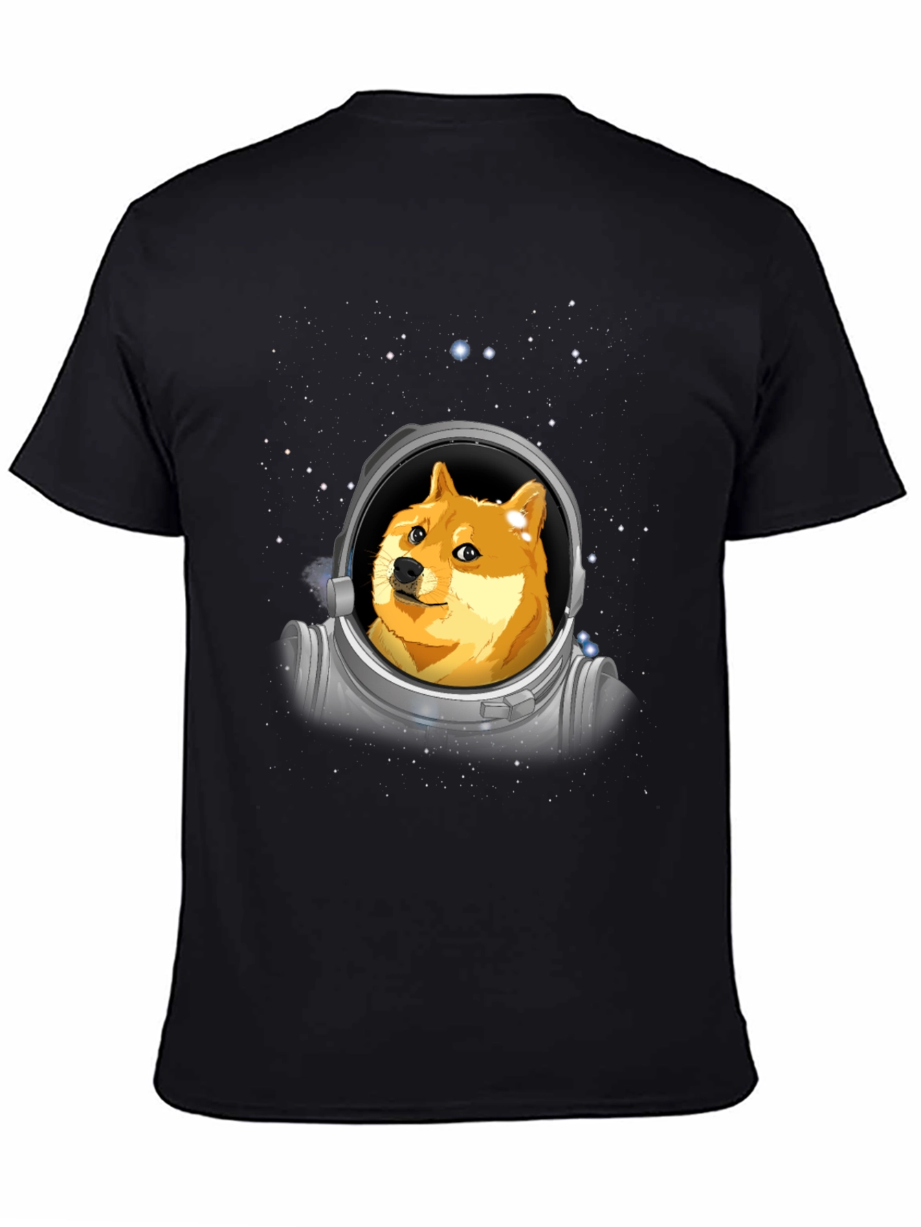 Dogecoin Astronaut Graphic T-Shirt