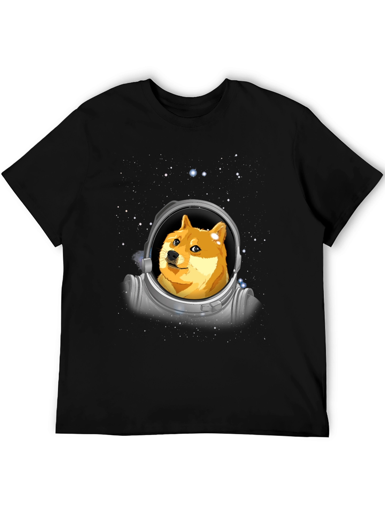Dogecoin Astronaut Graphic T-Shirt