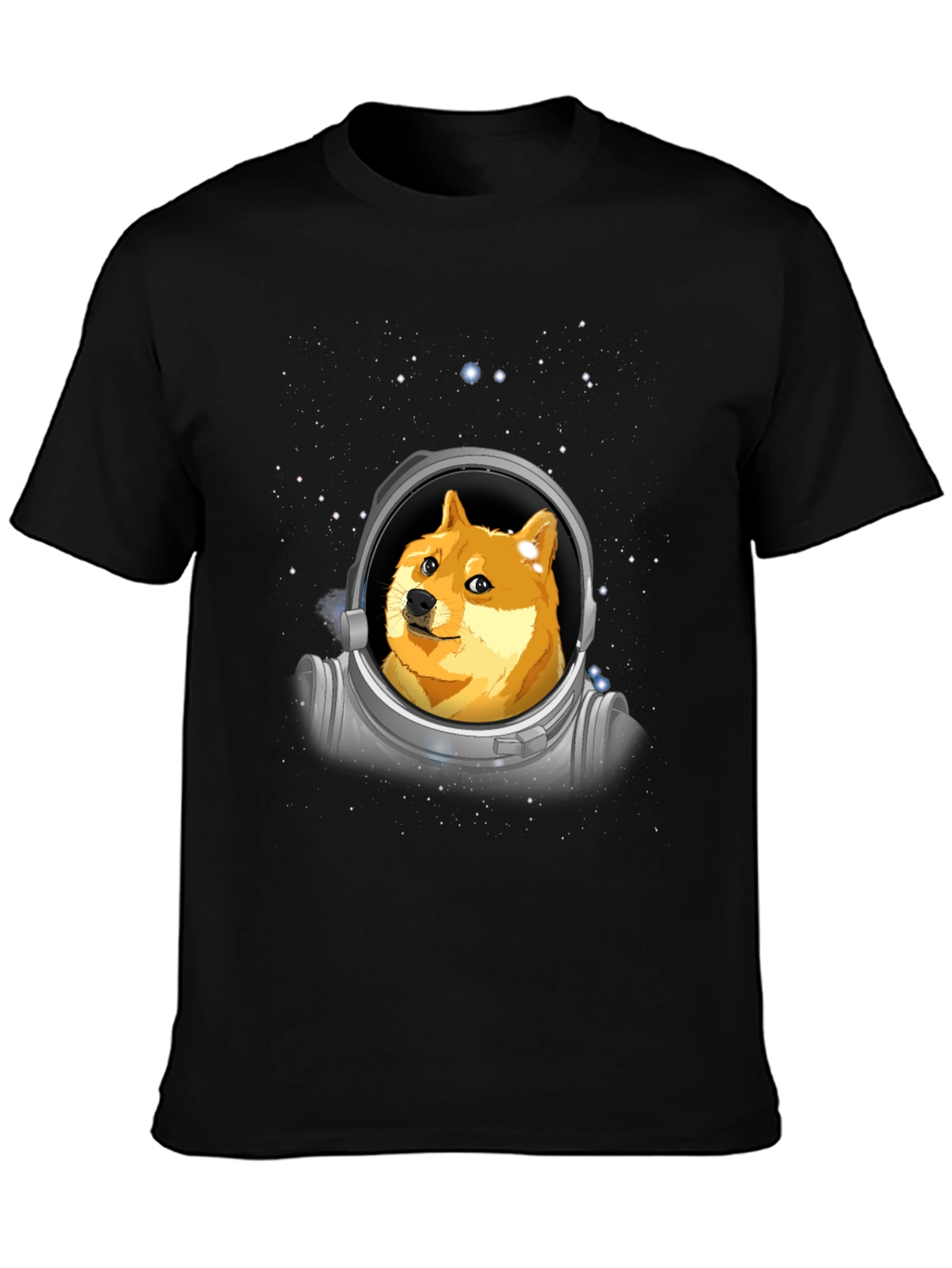 Dogecoin Astronaut Graphic T-Shirt