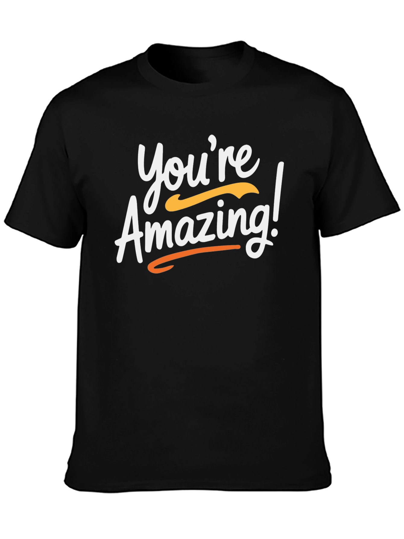 Youre Amazing! Graphic Tee - Black