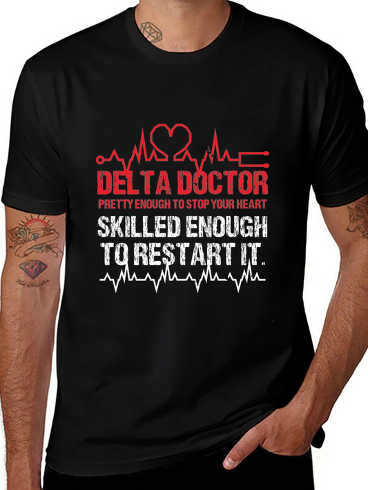 Delta Doctor T-Shirt - Stop Your Heart Restart It!