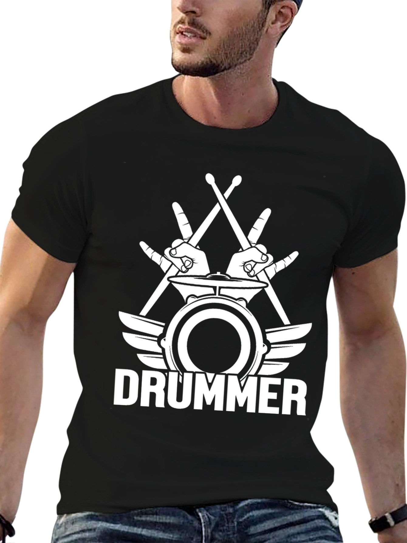 Drummer T-Shirt - Rock On!