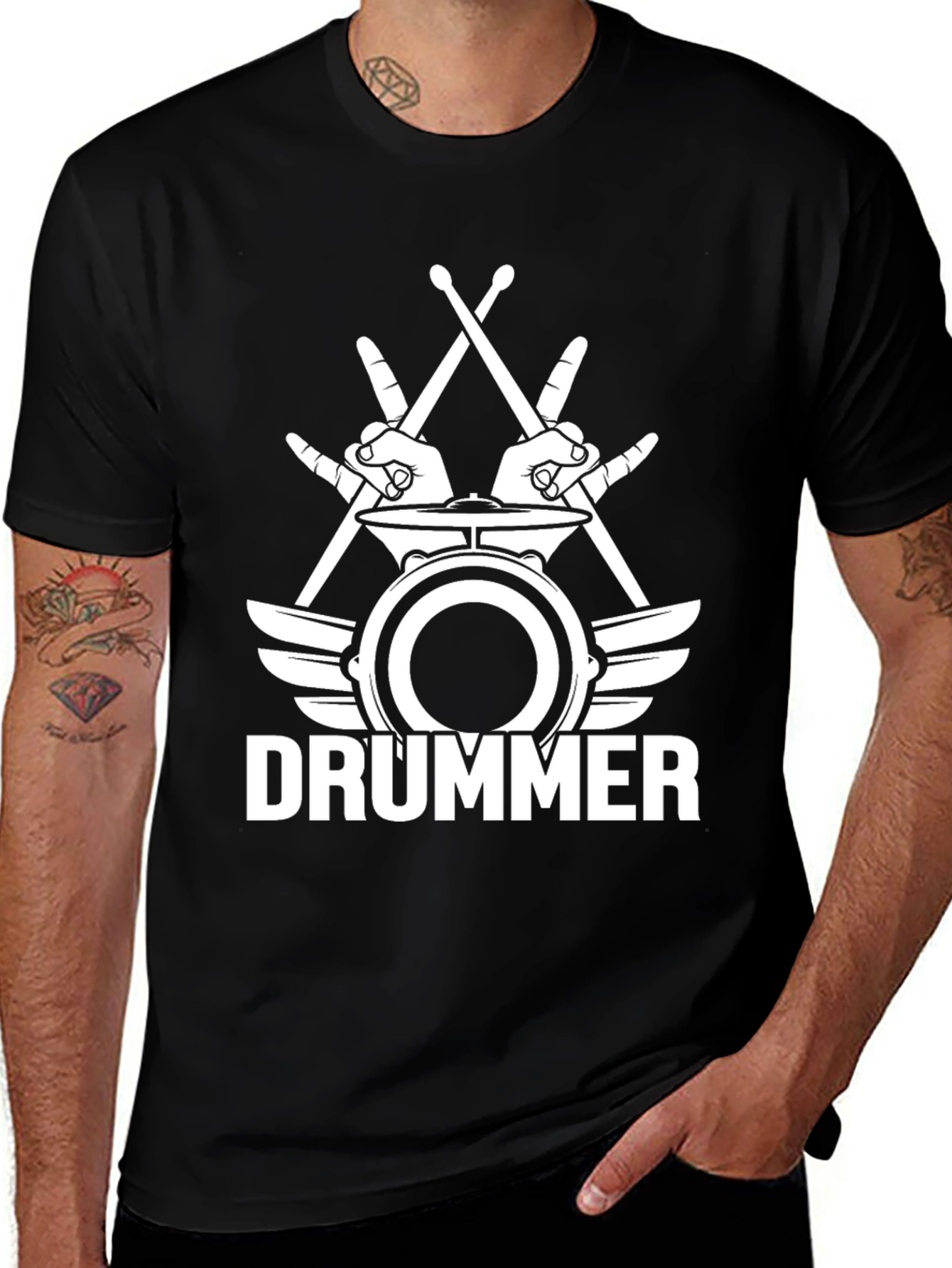 Drummer T-Shirt - Rock On!