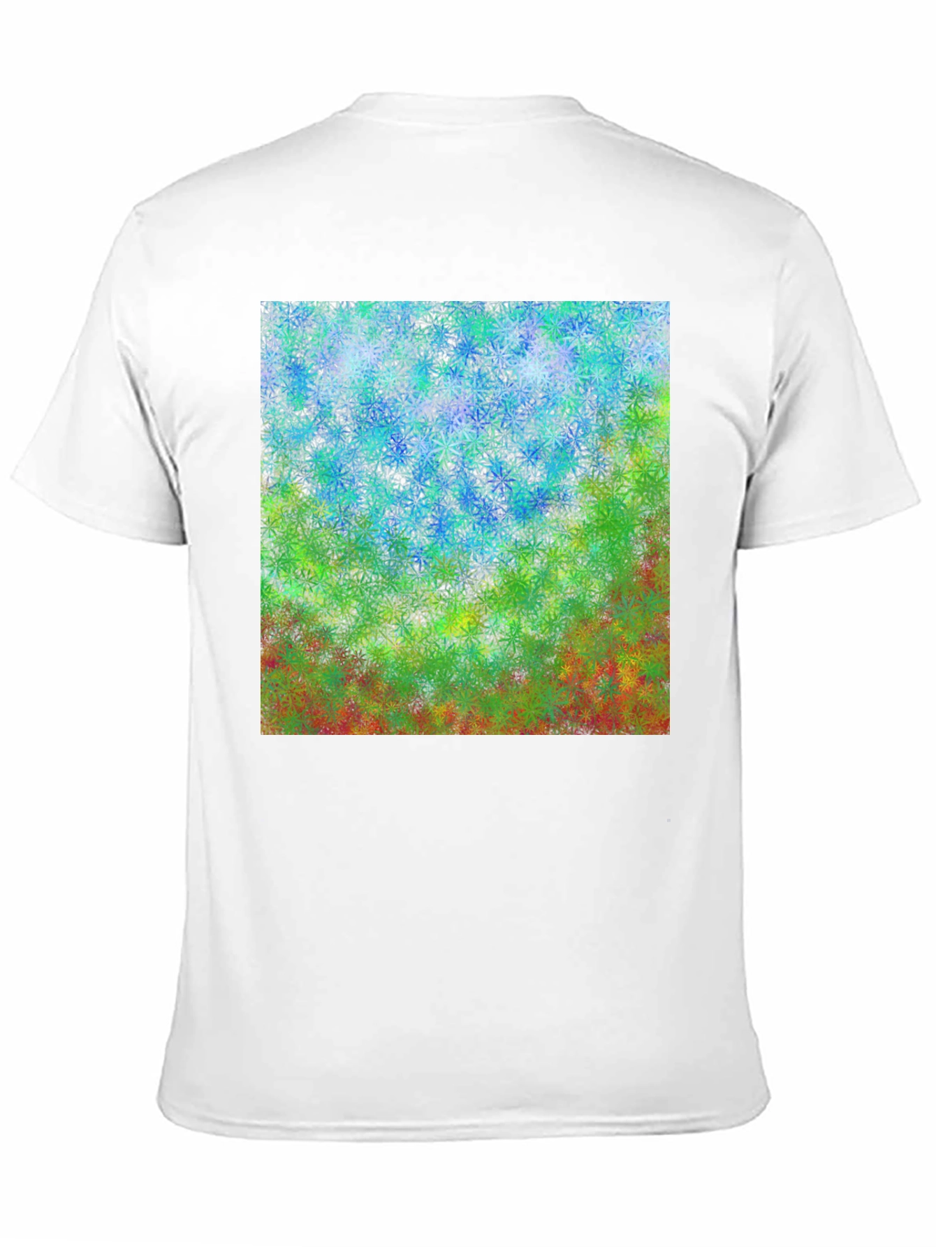 Abstract Floral Graphic T-Shirt