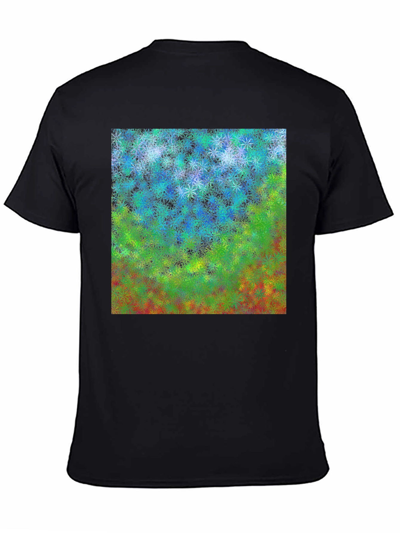 Abstract Floral Graphic T-Shirt