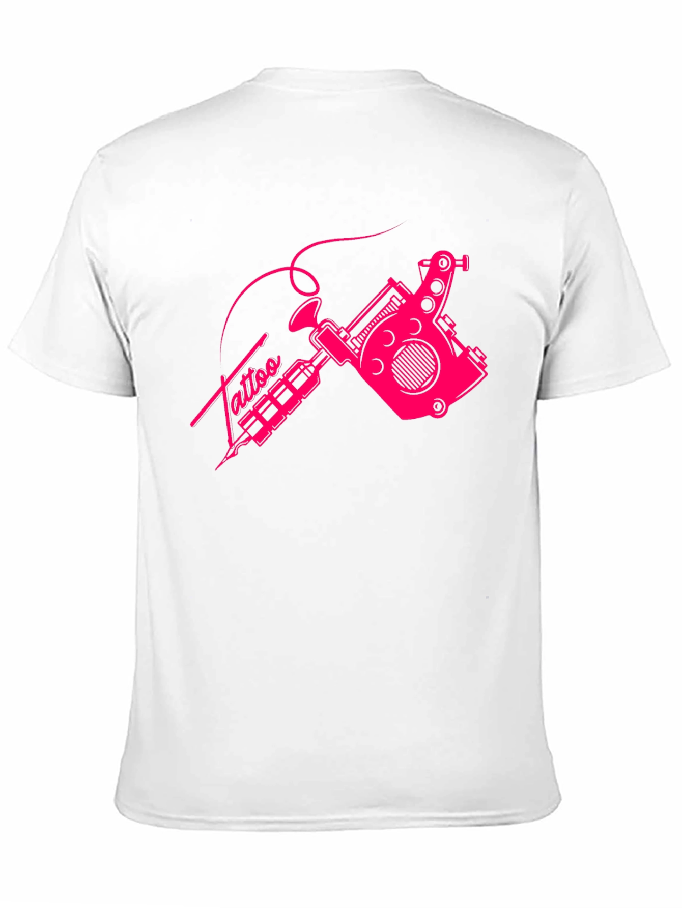 Tattoo Machine Graphic Tee - Cool Black T-Shirt