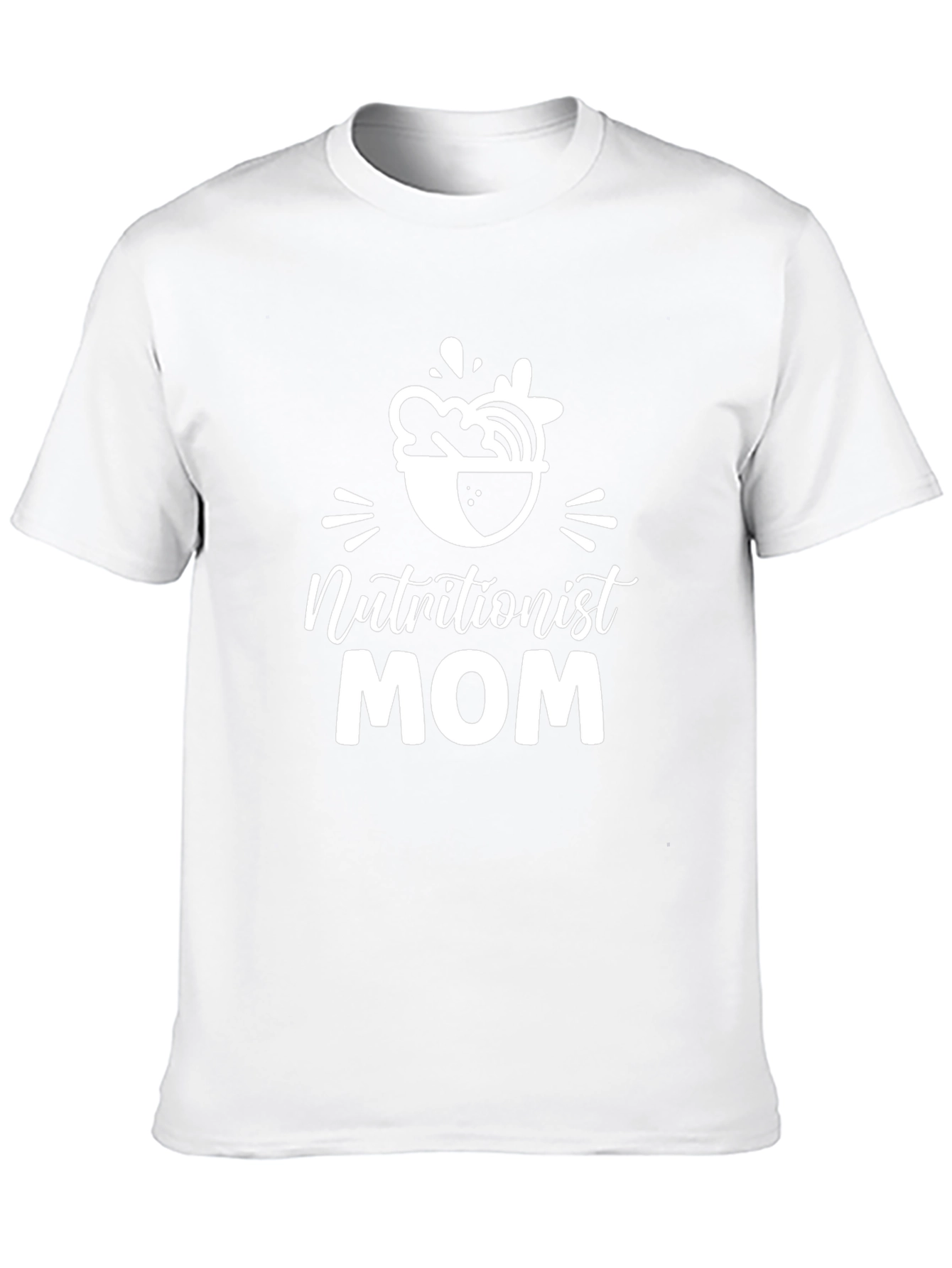 Nutritionist Mom T-Shirt - Black Cotton Blend