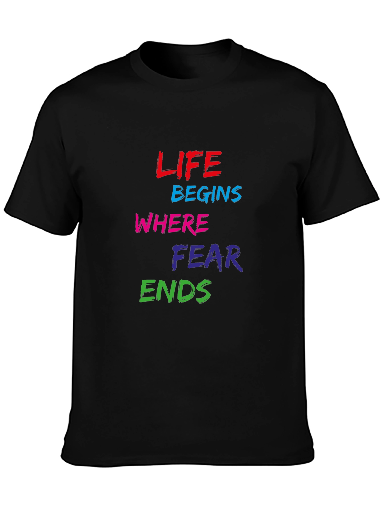 Life Begins Where Fear Ends Graphic Tee