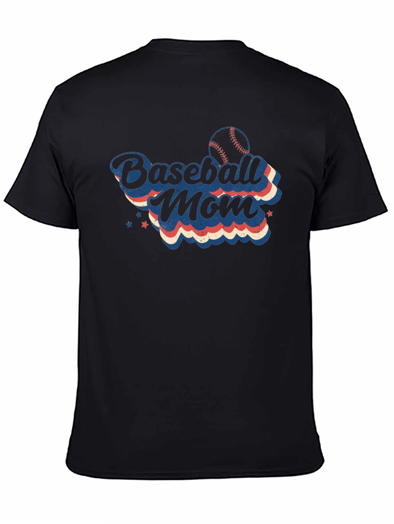 Baseball Mom T-Shirt - Retro Design