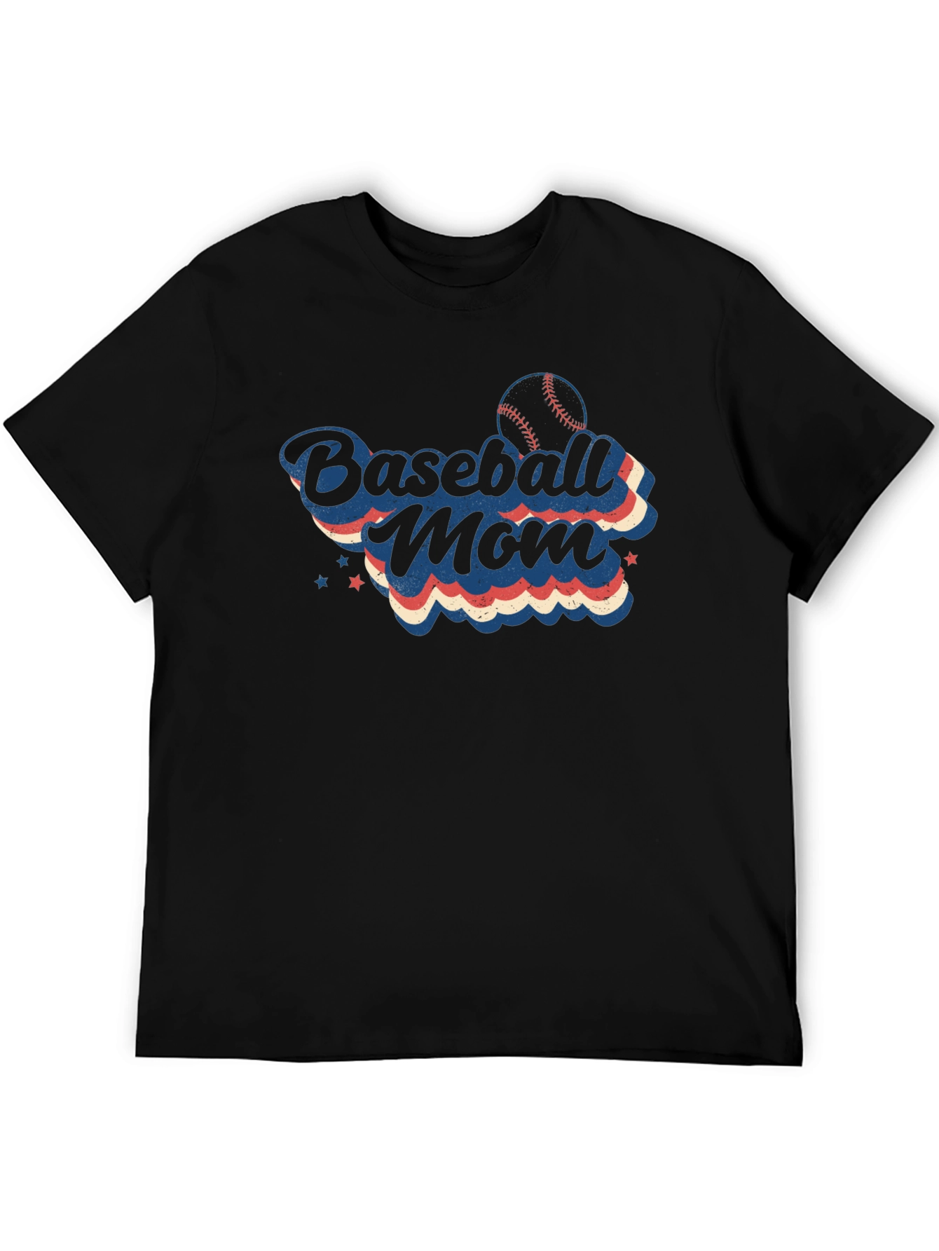 Baseball Mom T-Shirt - Retro Design