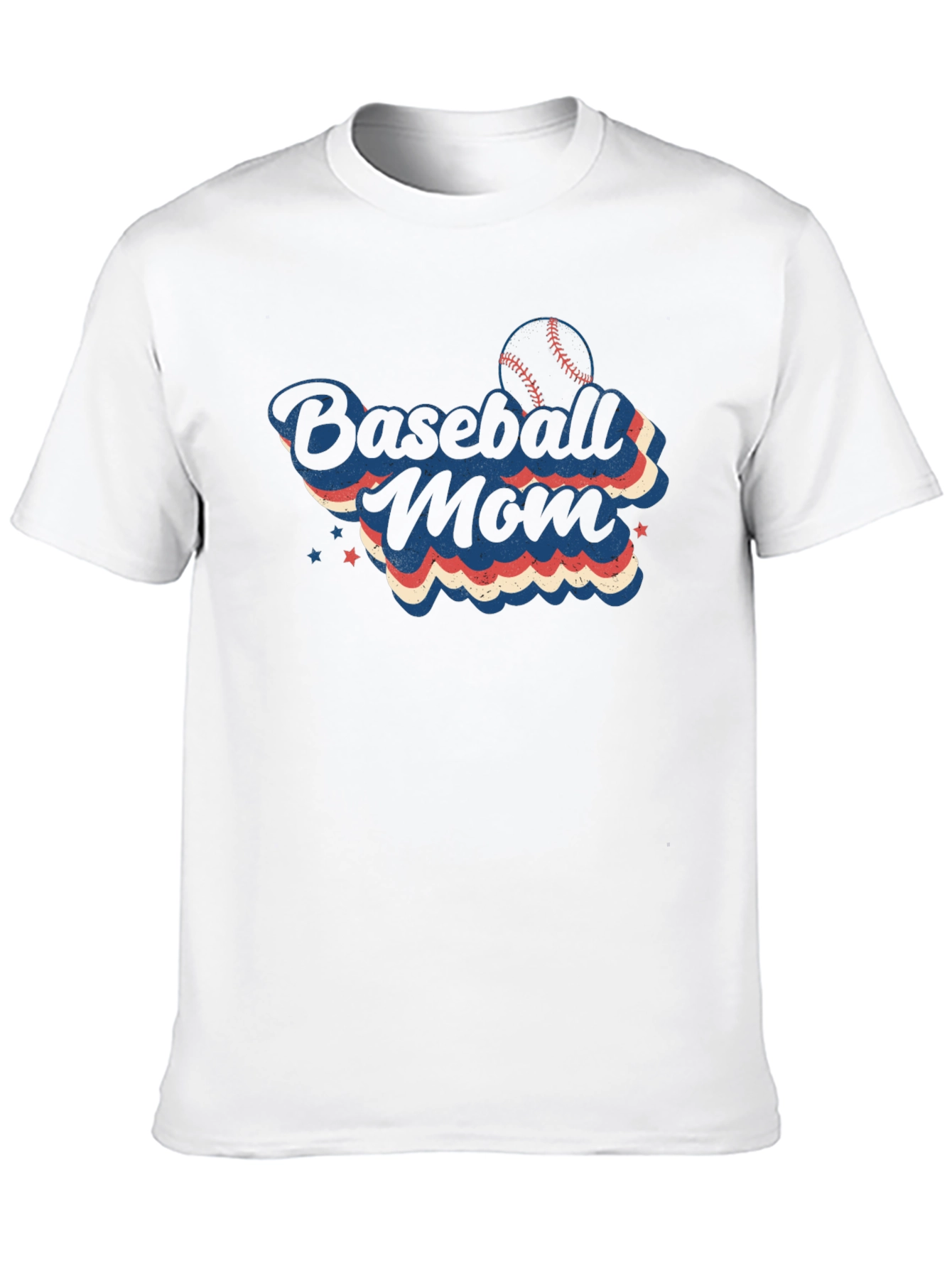 Baseball Mom T-Shirt - Retro Design