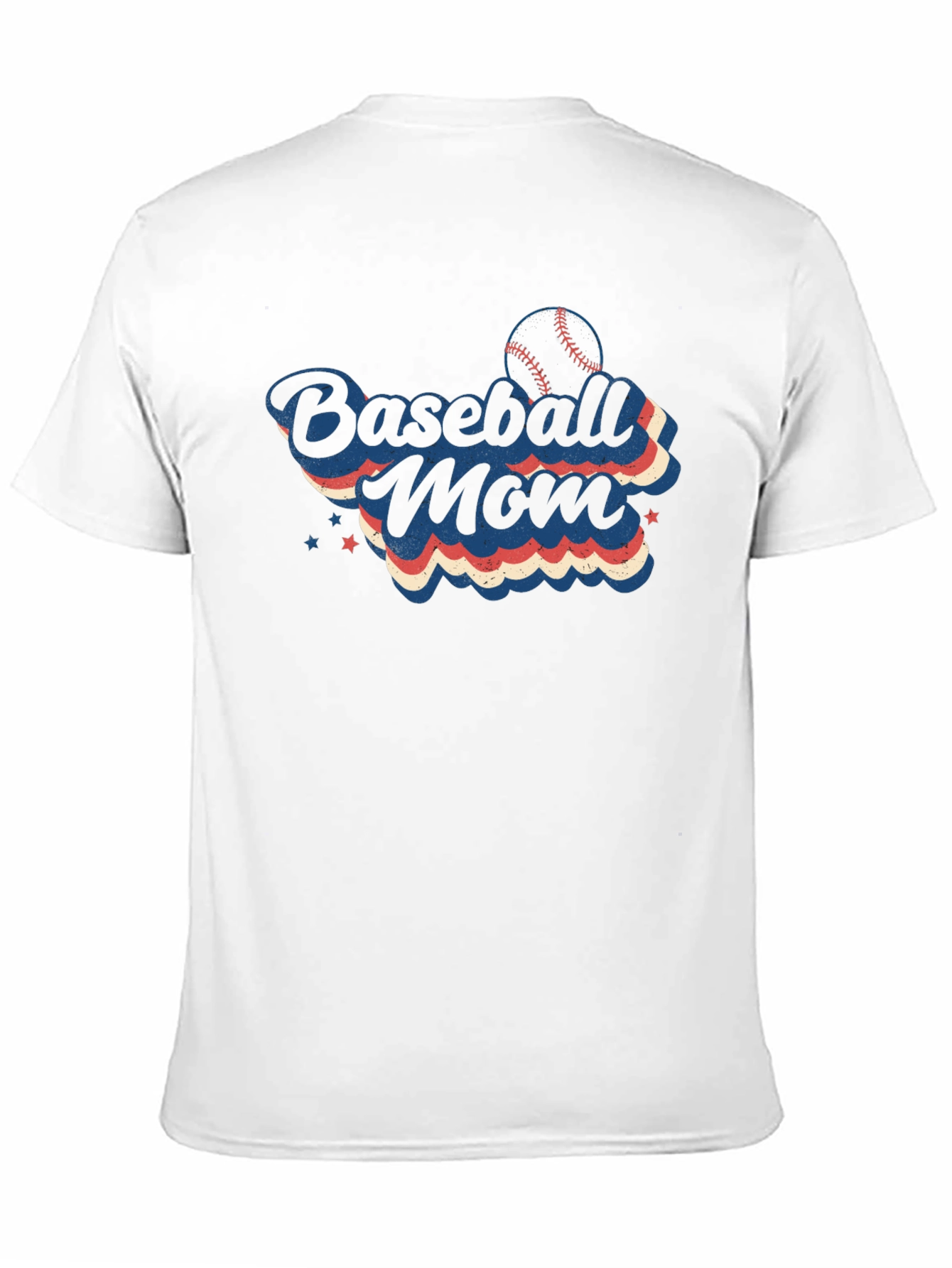 Baseball Mom T-Shirt - Retro Design