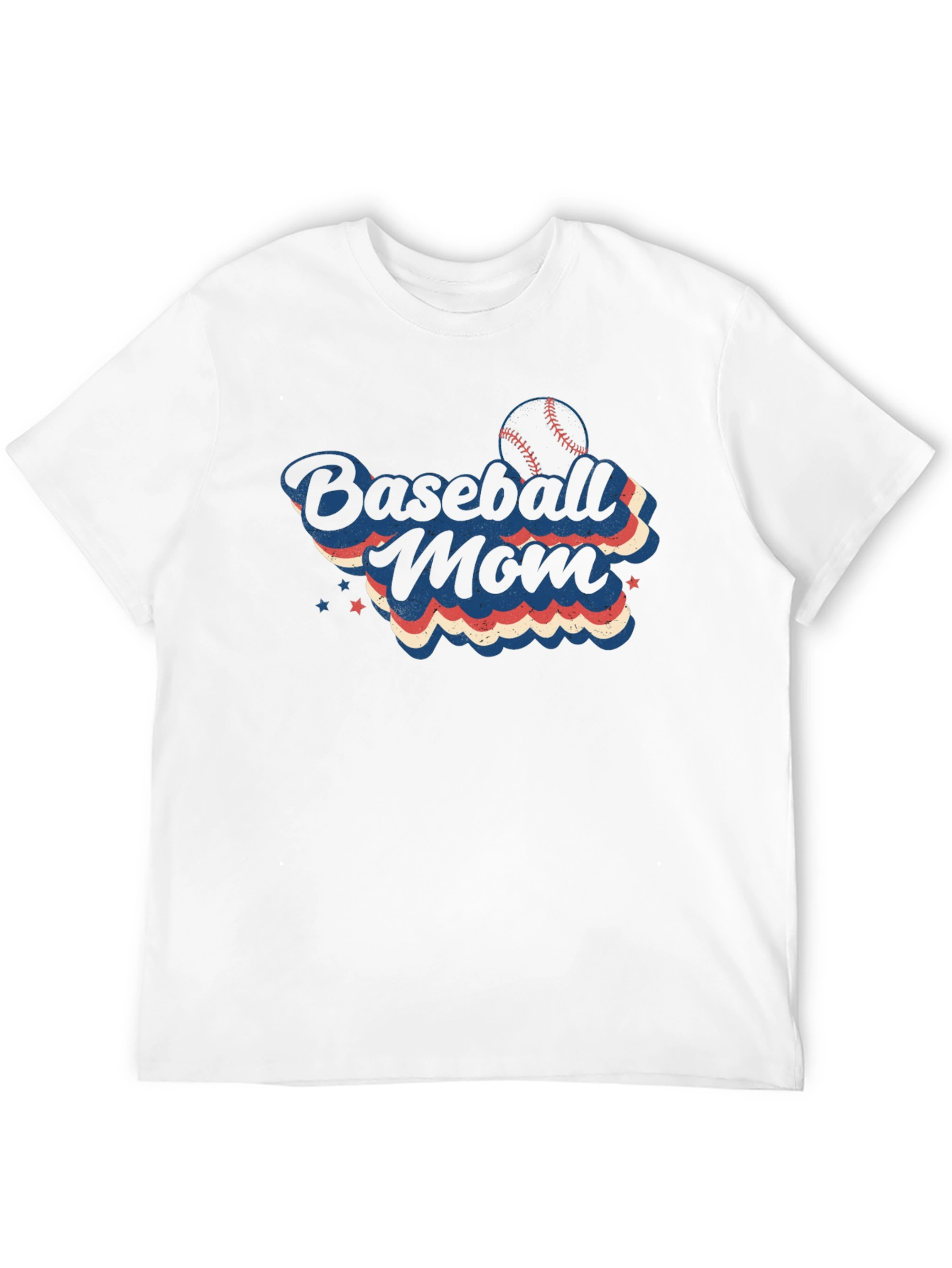 Baseball Mom T-Shirt - Retro Design
