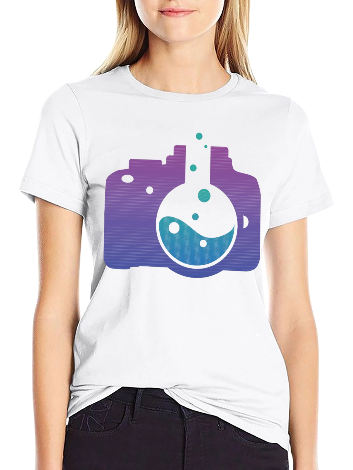 Science Camera T-Shirt - Unique Design