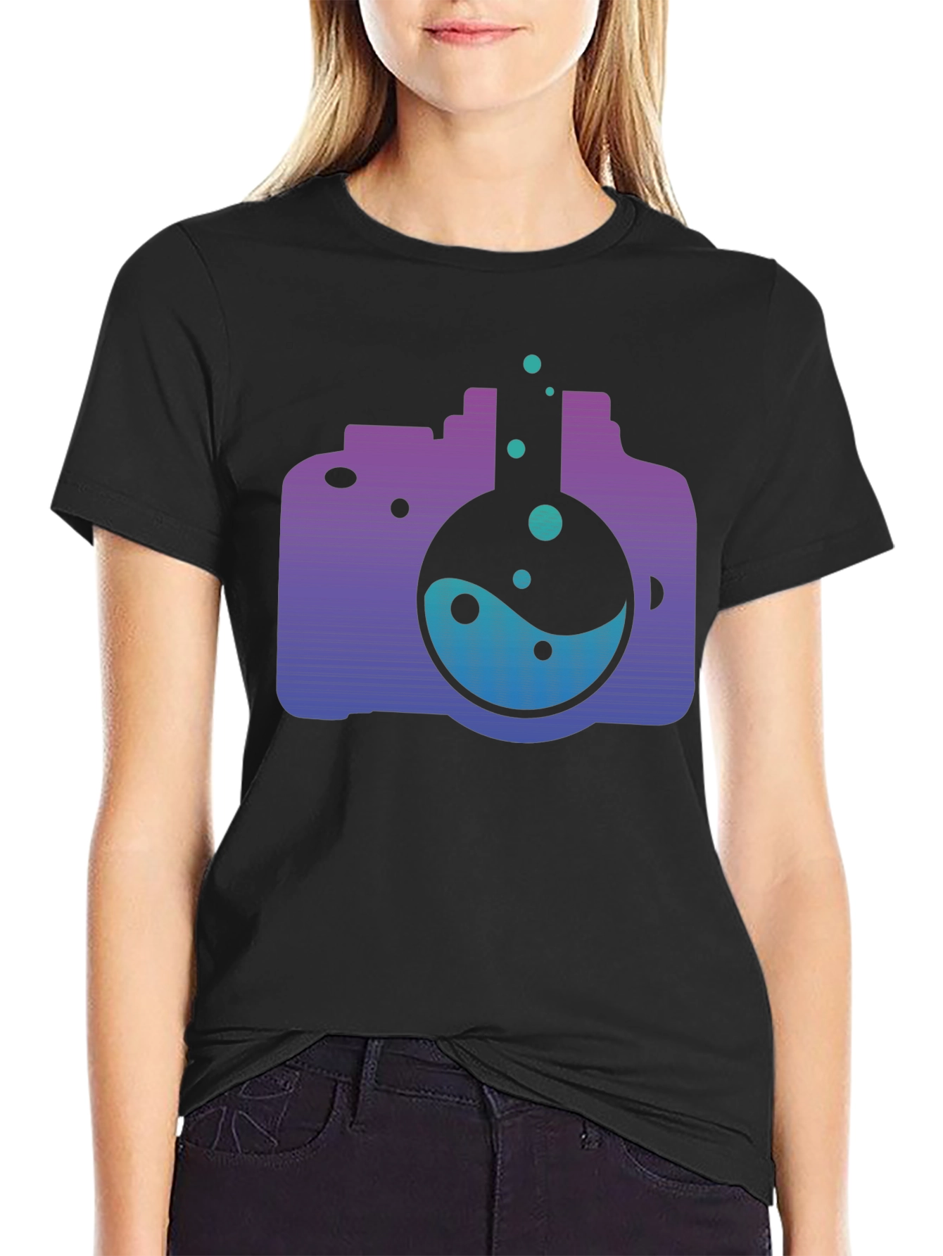 Science Camera T-Shirt - Unique Design