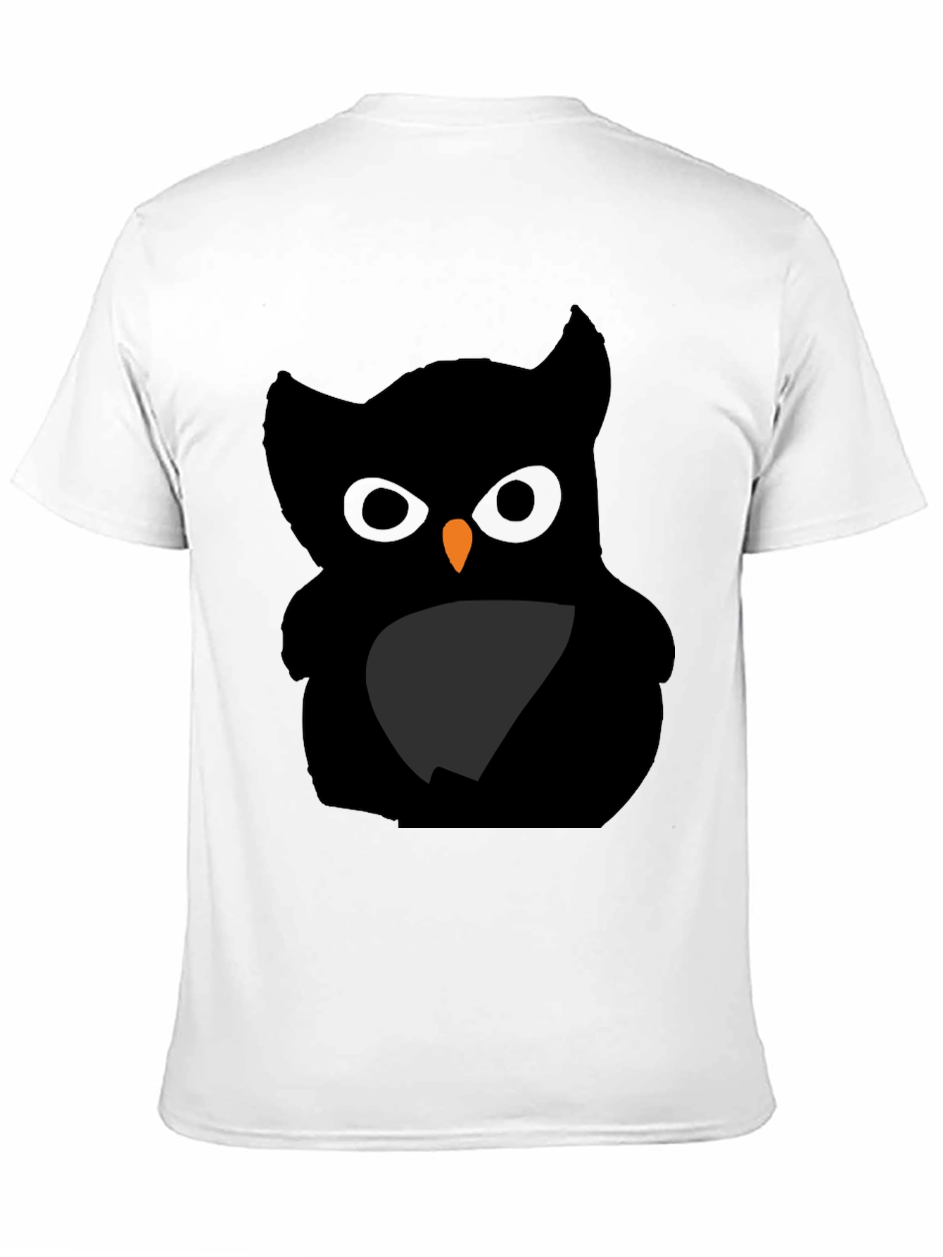 Black Owl Graphic Tee - Mens Casual Shirt