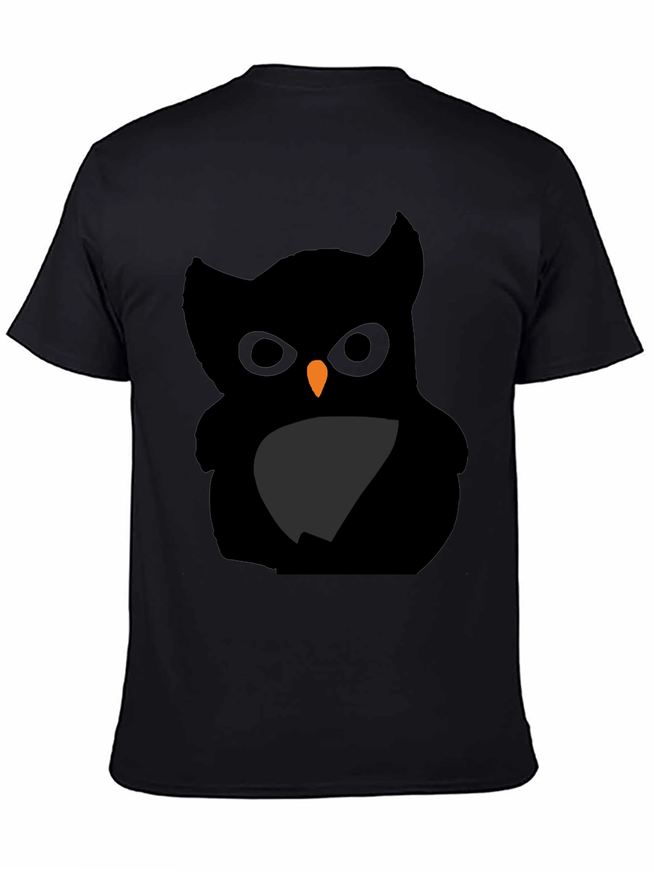 Black Owl Graphic Tee - Mens Casual Shirt