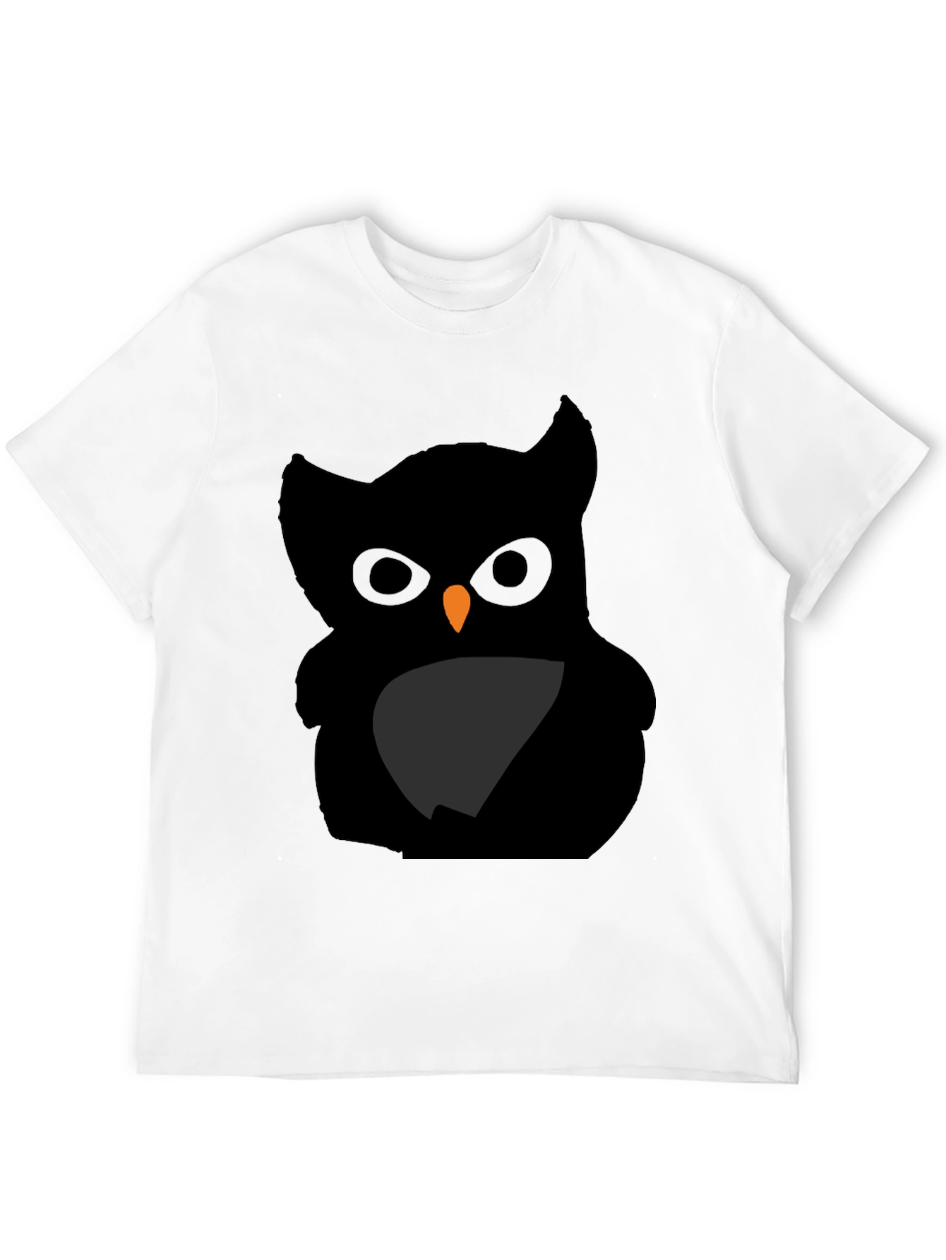 Black Owl Graphic Tee - Mens Casual Shirt