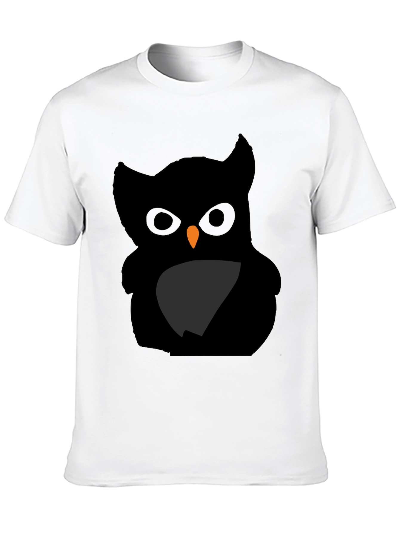 Black Owl Graphic Tee - Mens Casual Shirt