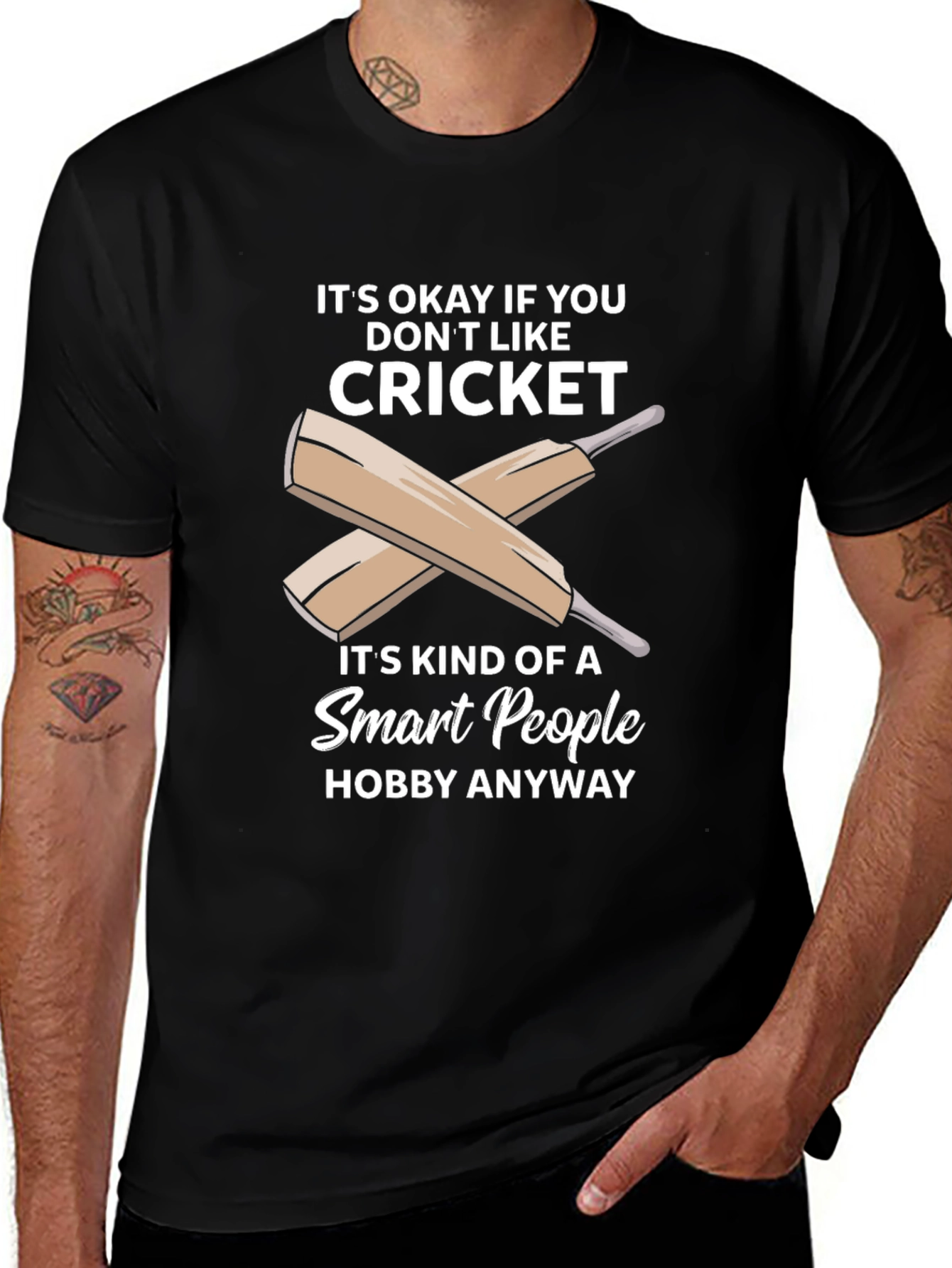 Smart People Cricket Hobby T-Shirt