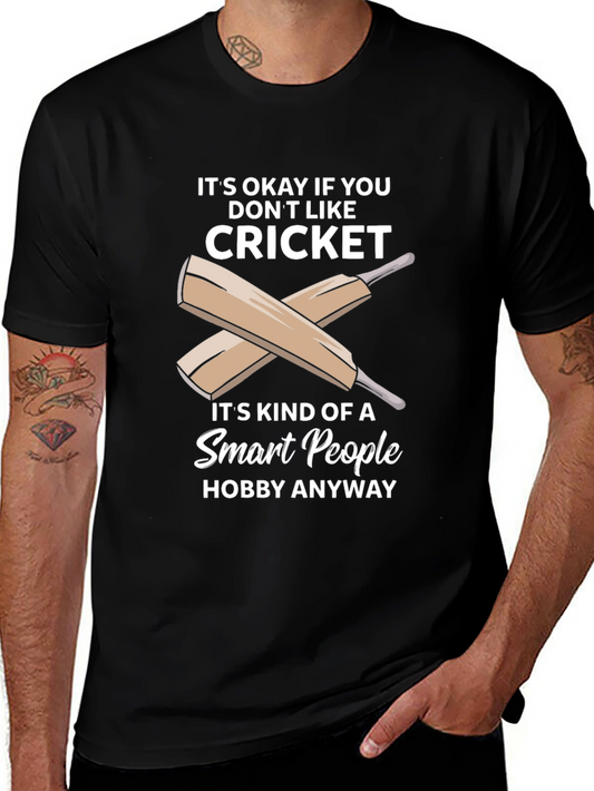 Smart People Cricket Hobby T-Shirt