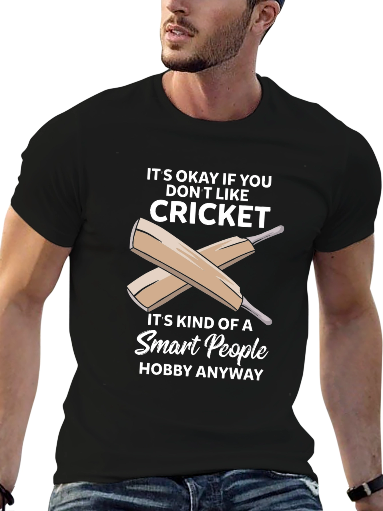 Smart People Cricket Hobby T-Shirt