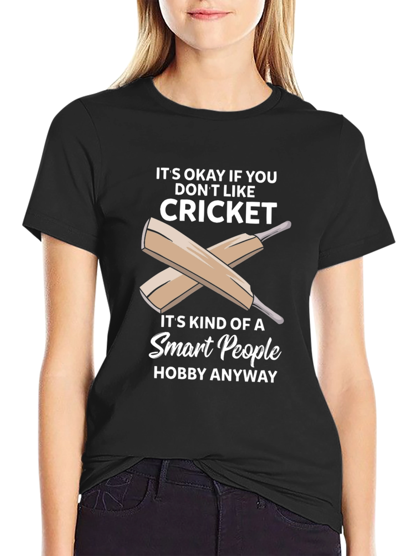 Smart People Cricket Hobby T-Shirt